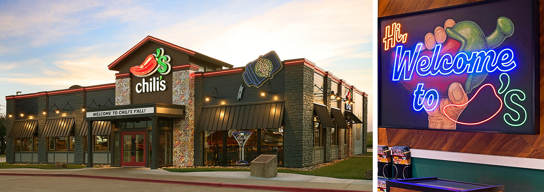 An updated look for Chili’s leans into the heritage, celebrates its personality and brings character into the restaurants.
