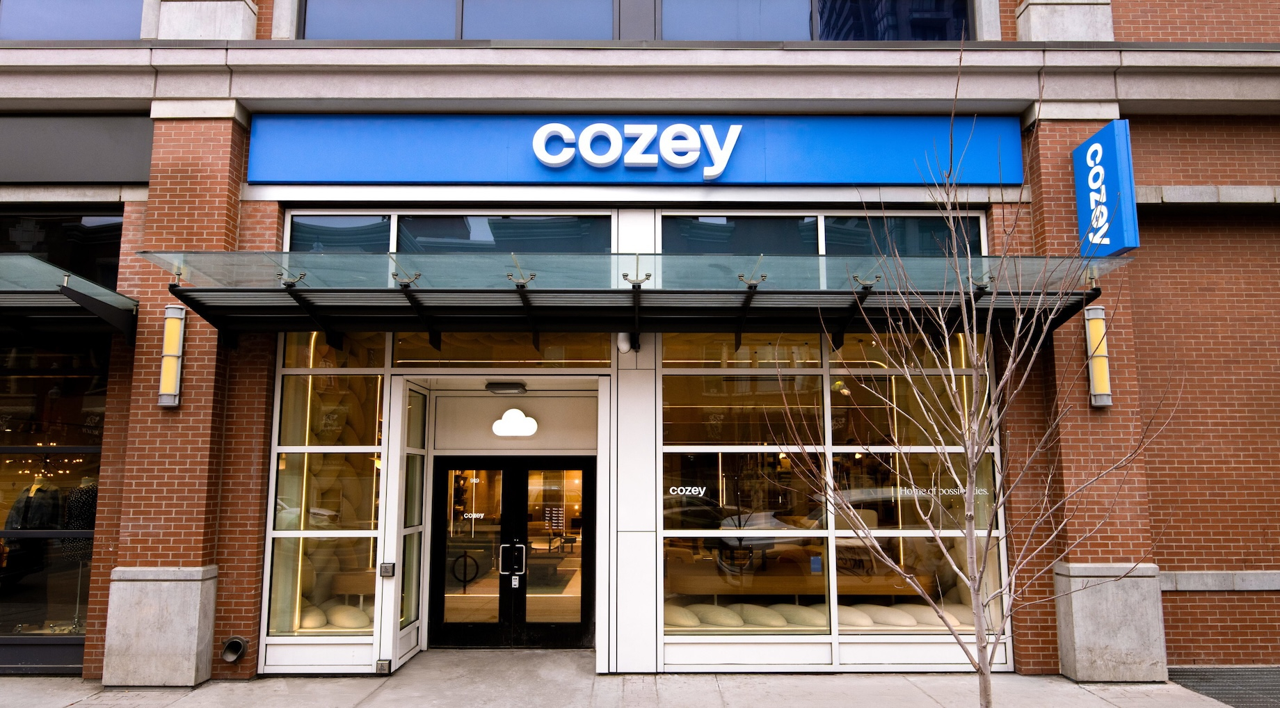 Canada-based Cozey recently opened this store in Calgary, Alberta.