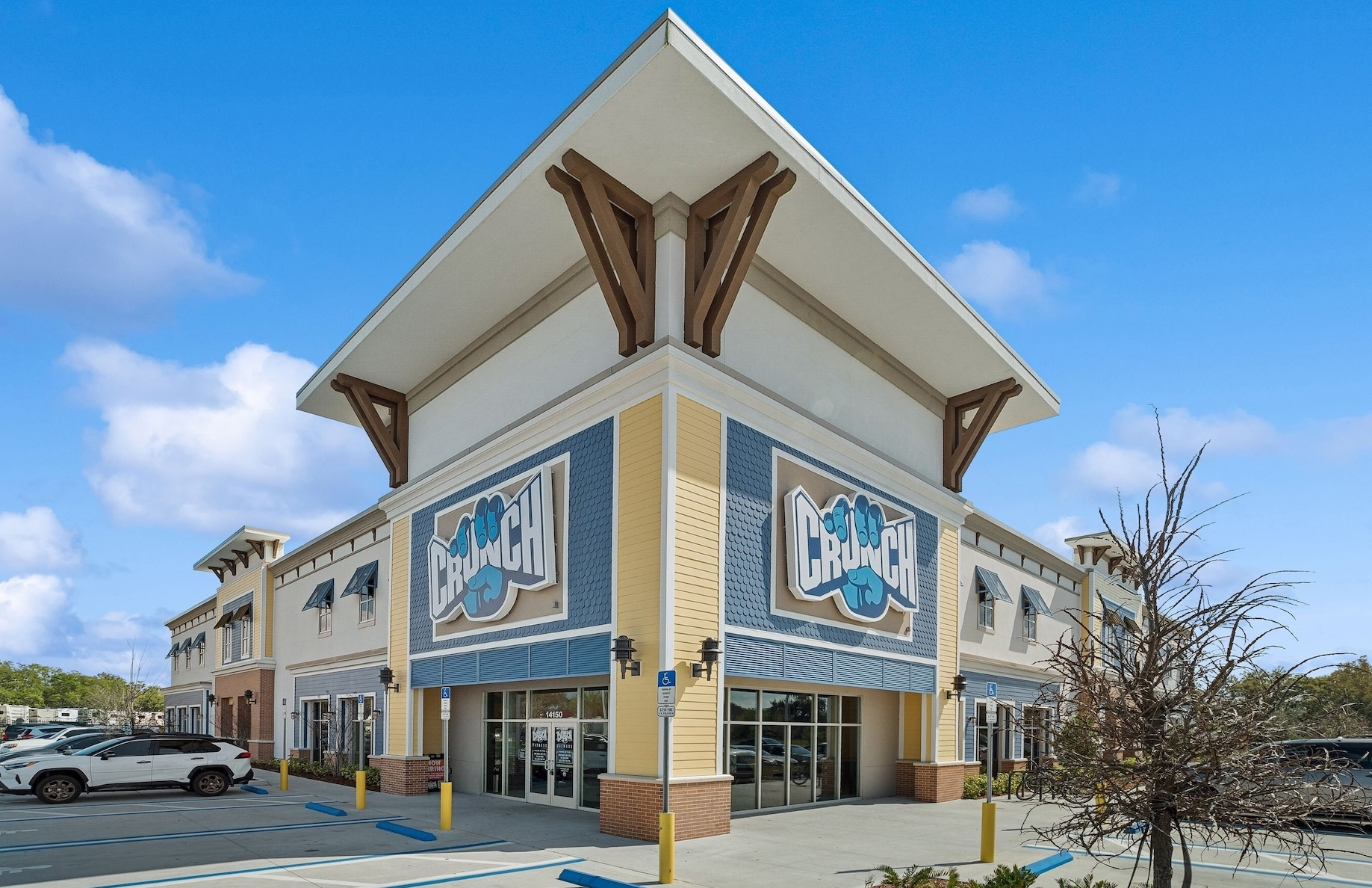 Crunch operates more than 550 gyms in the U.S., Australia, Canada, Costa Rica and India.