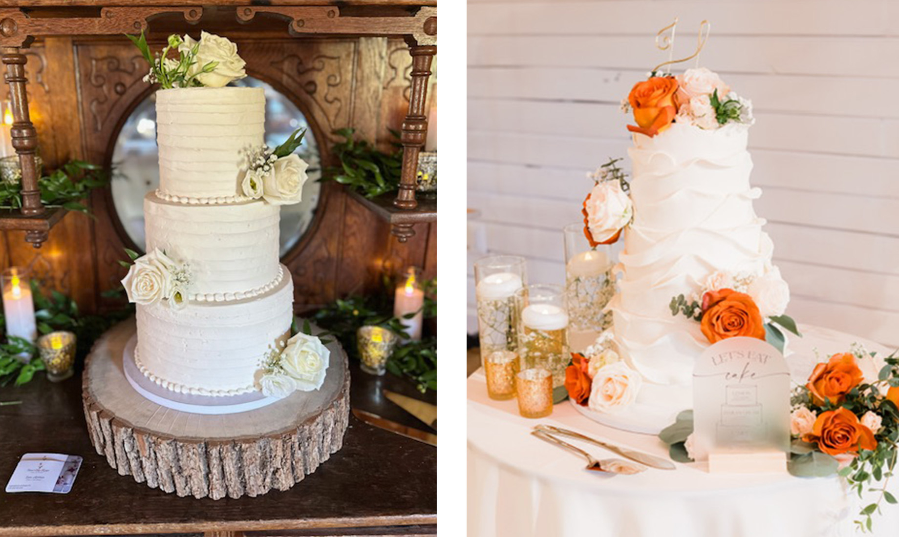 Dana Alfahham and her team craft custom wedding cakes at Dana’s Cake Shoppe in The Village at Leesburg, Virginia.