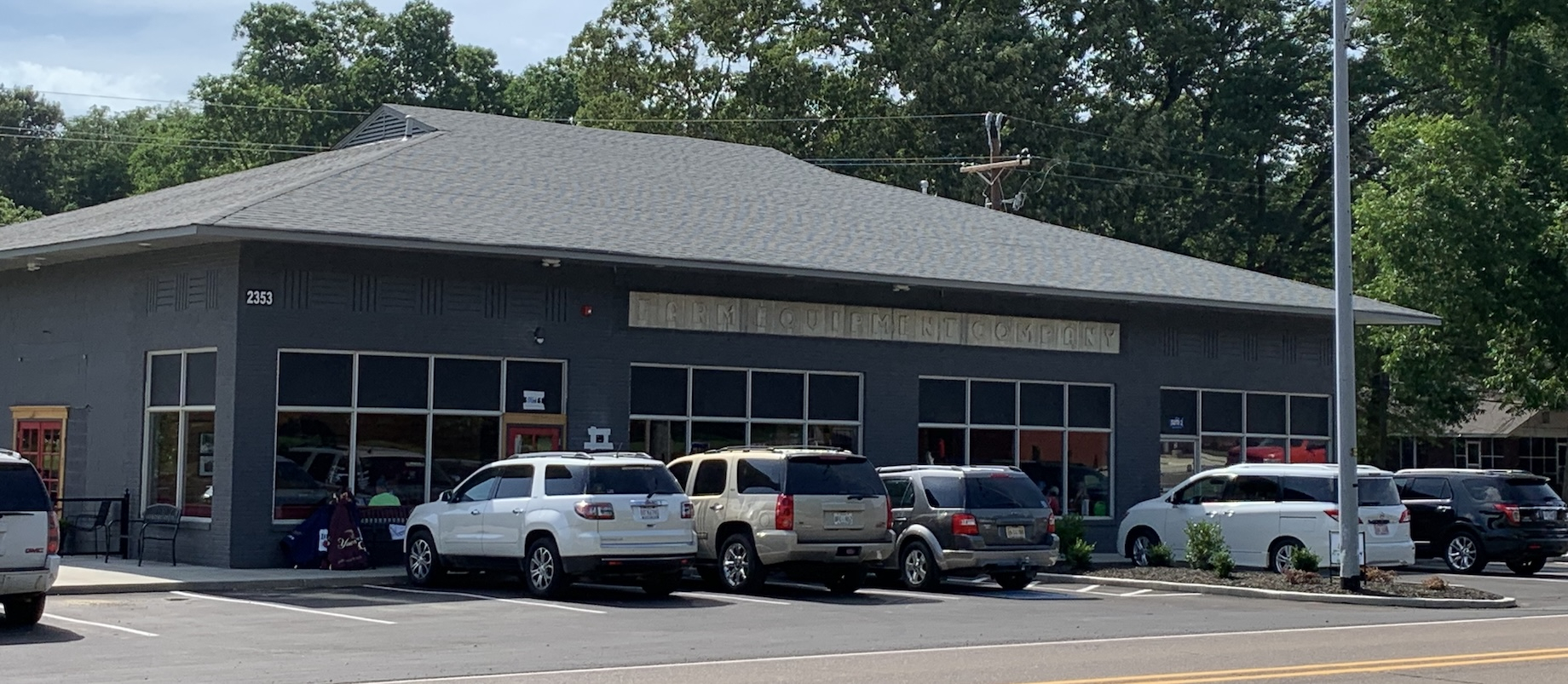 In 2019, a restaurant and store replaced a 70-year-old, defunct tractor dealership and repair building in Hernando, Mississip
