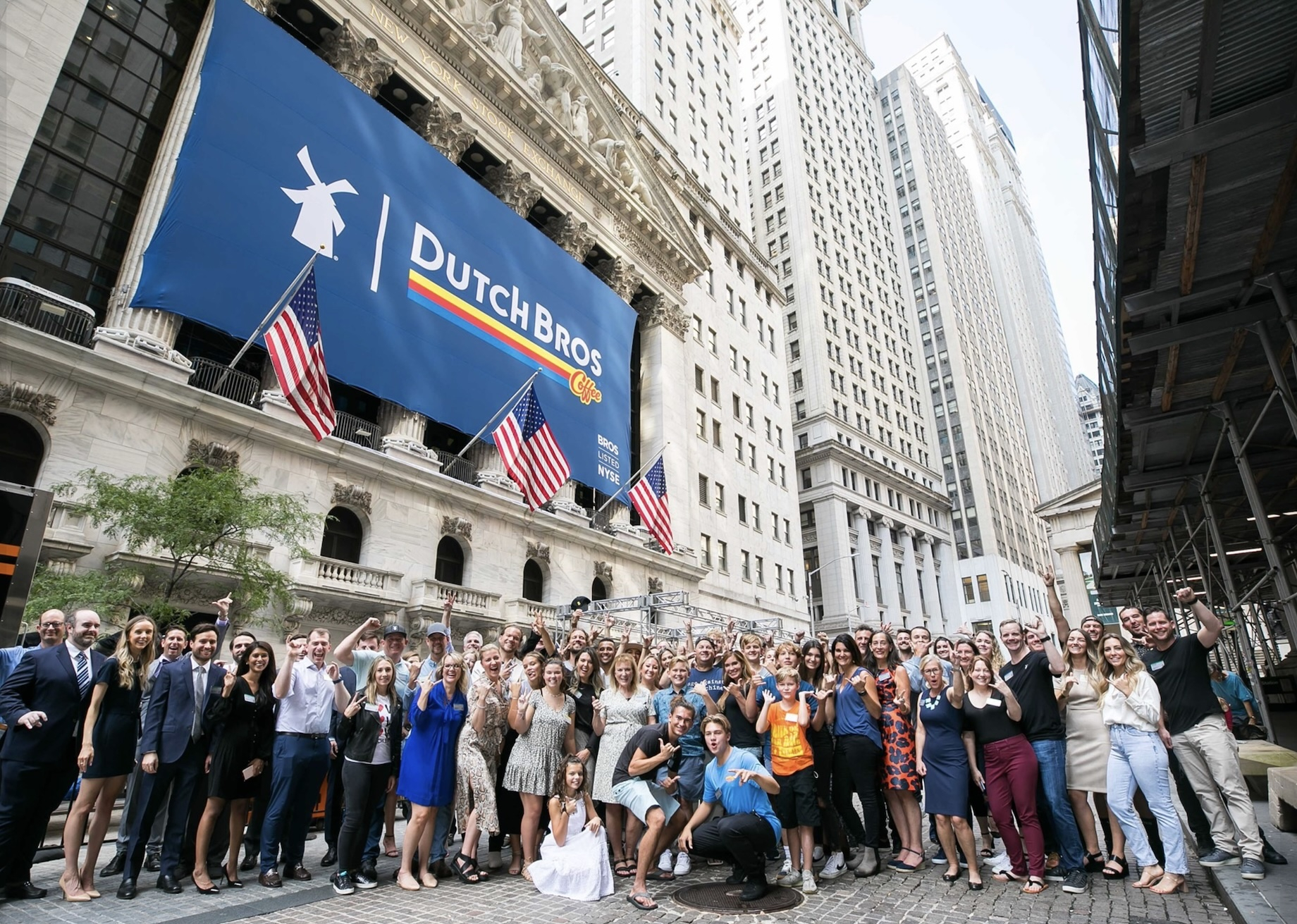 Dutch Bros Coffee’s stock began trading on the New York Stock Exchange in 2021.