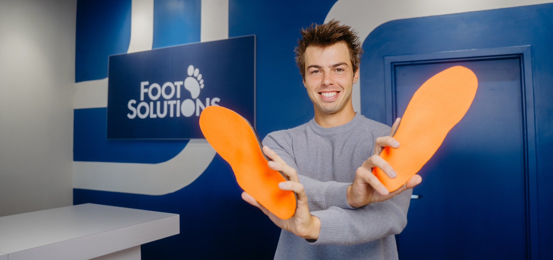 Pickleball pro Ben Johns uses custom orthotics from Foot Solutions, which provides consulting services for customers and sell