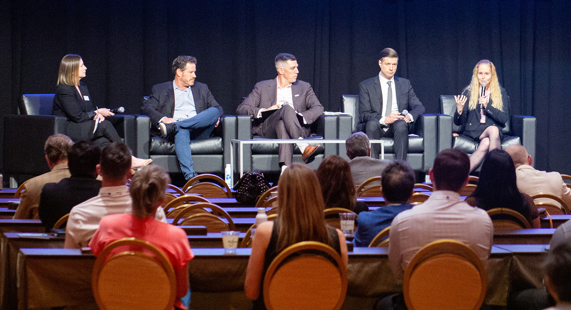 Commerce + Communities Today managing editor Katie Kervin moderated the Designing for Fulfillment panel at ICSC LAS VEGAS wit
