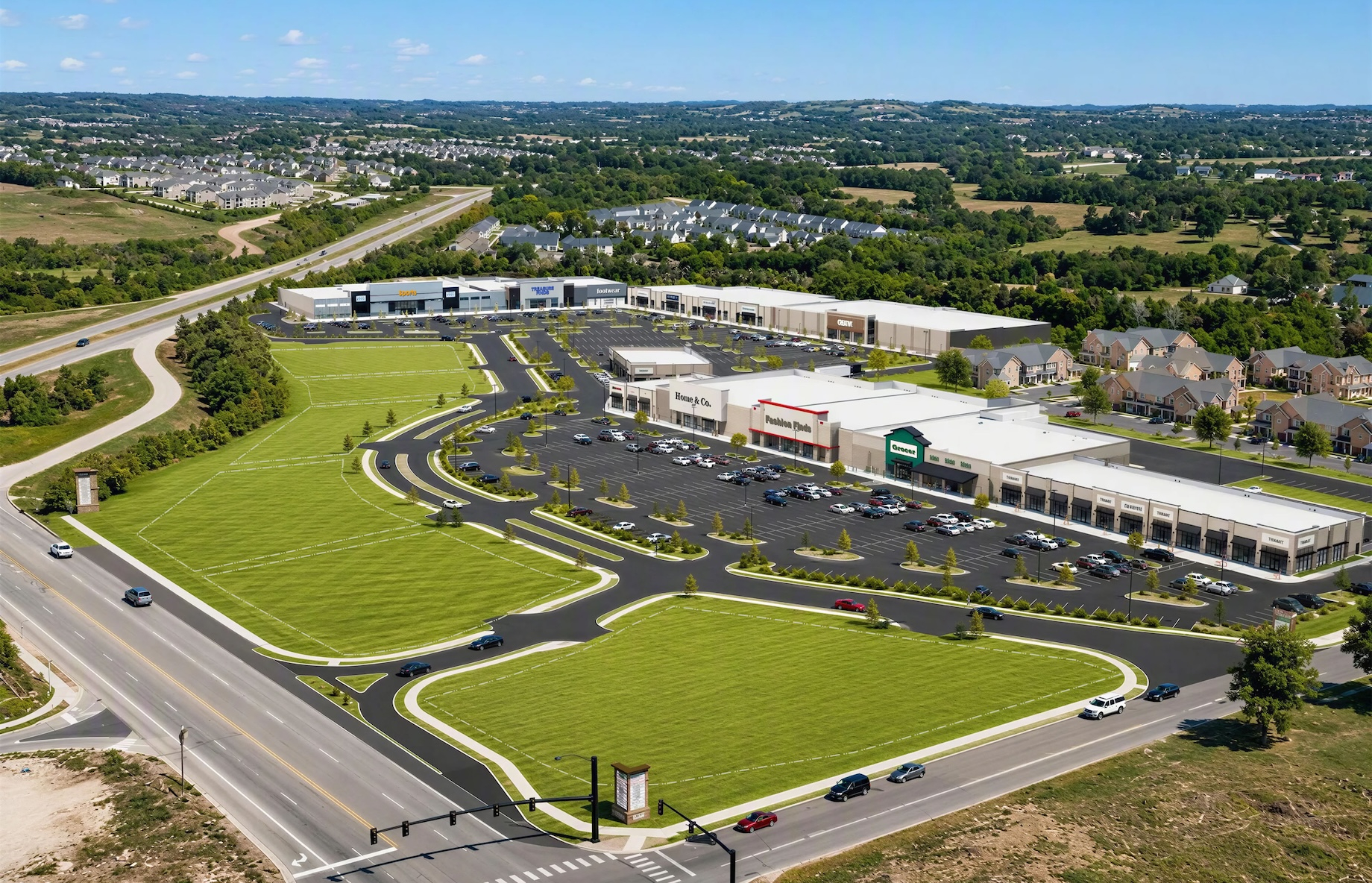 GBT Realty Corp. said its 300,000-square-foot Crossroads of Gallatin will be the largest shopping destination constructed in 