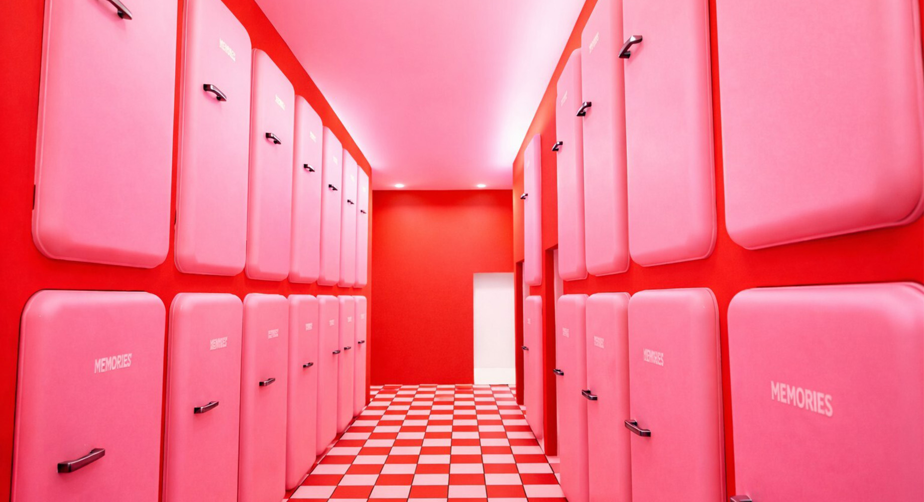 The Hall of Freezers at Museum of Ice Cream’s relaunched flagship location in New York City’s SoHo