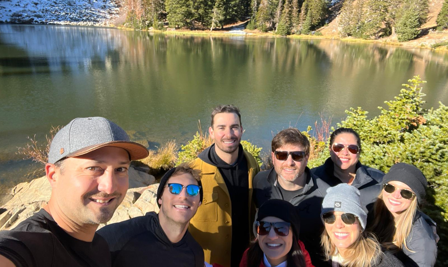 Hernandez joined peers for a casual hike during an ICSC Next Generation Leadership Network Summit in Park City, Utah, in Octo