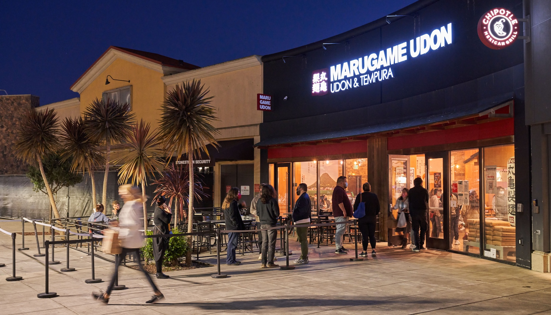 Marugame Udon is one of many Asian-themed tenants at San Francisco’s Stonestown Galleria.