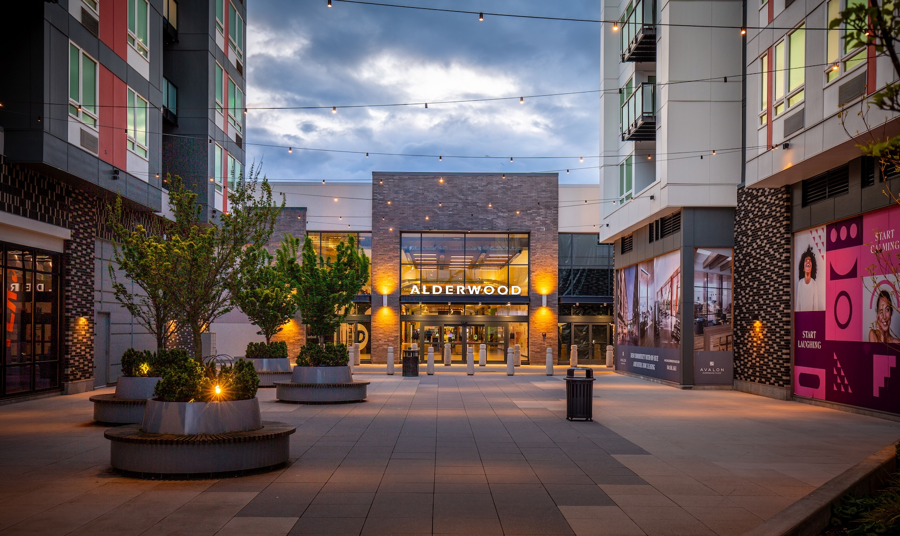 Replacing Sears with residential added a live-work-play dimension to Alderwood in Seattle, a trend that has enlivened malls a