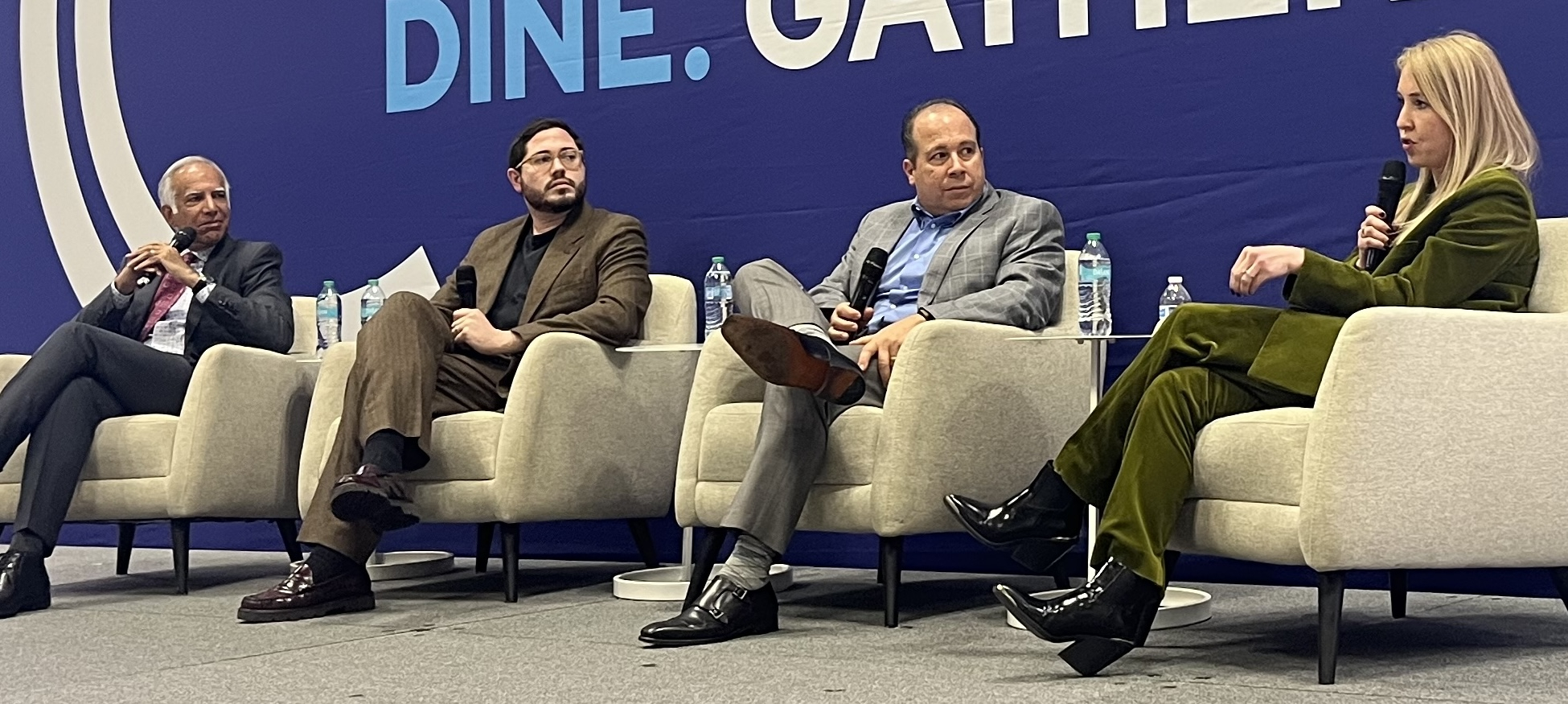 JLL’s Naveen Jaggi, James Cregan of Bloomingdale’s, Sprouts Farmers Market’s Dan Croce and Asana Partners’ Clare Walsh spoke 