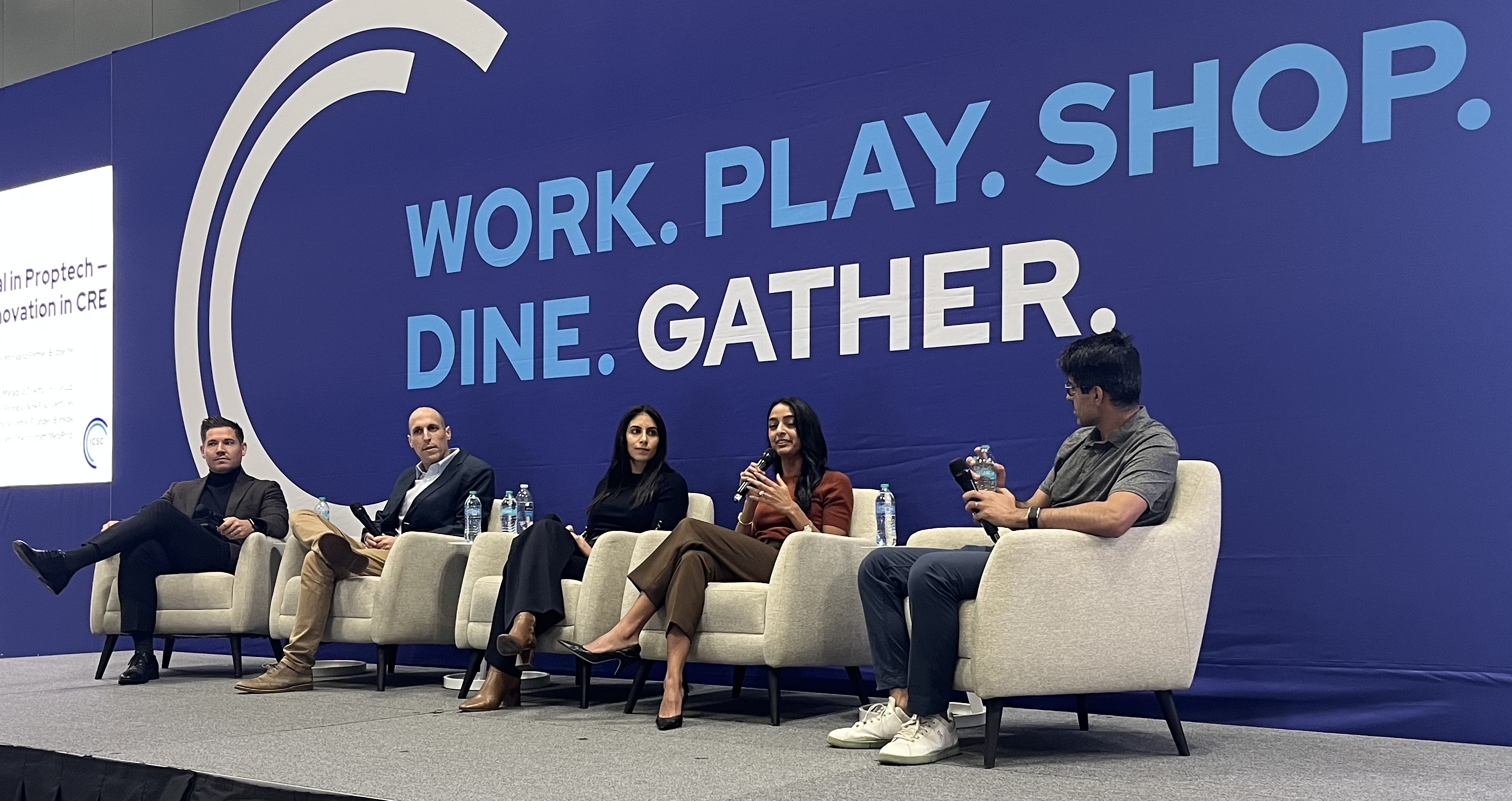 Bridgeline’s Lee Jackson, i80 Group’s Peter Frank, Nine Four Ventures’ Sophia Ghadamian Kier, Bonside’s Neha Govindraj and Me