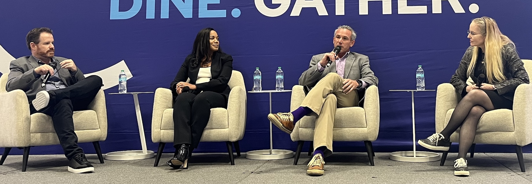 NextRivet’s David Blumenfeld, Mall Maverick and EMDigital’s Yvette Elliott, Kalibrate’s Stephen Polanski and Coresight Resear