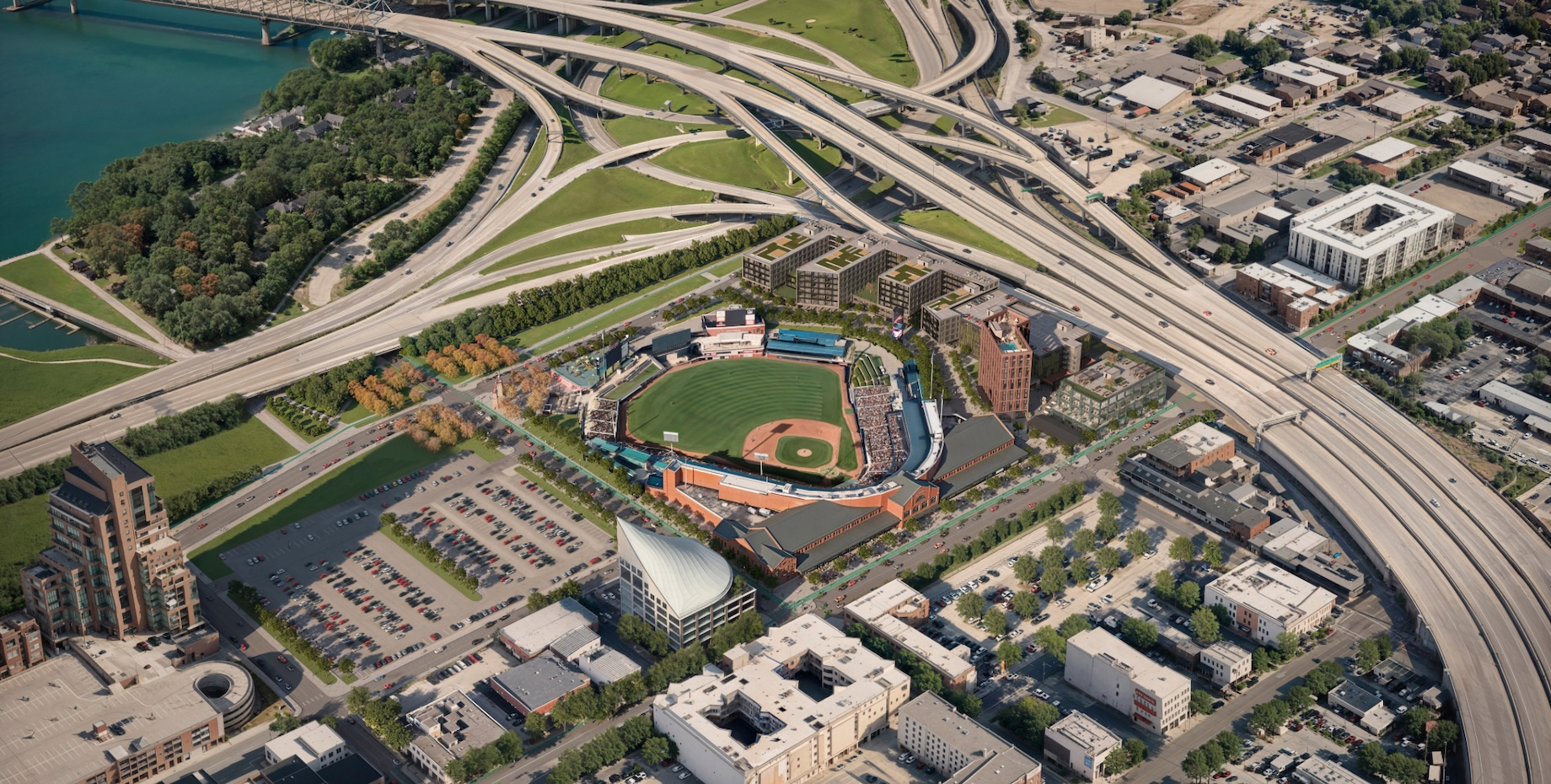 Machete Group and Diamond Baseball Holdings, owner of the minor league Louisville Bats, propose to build a $250 million mixed