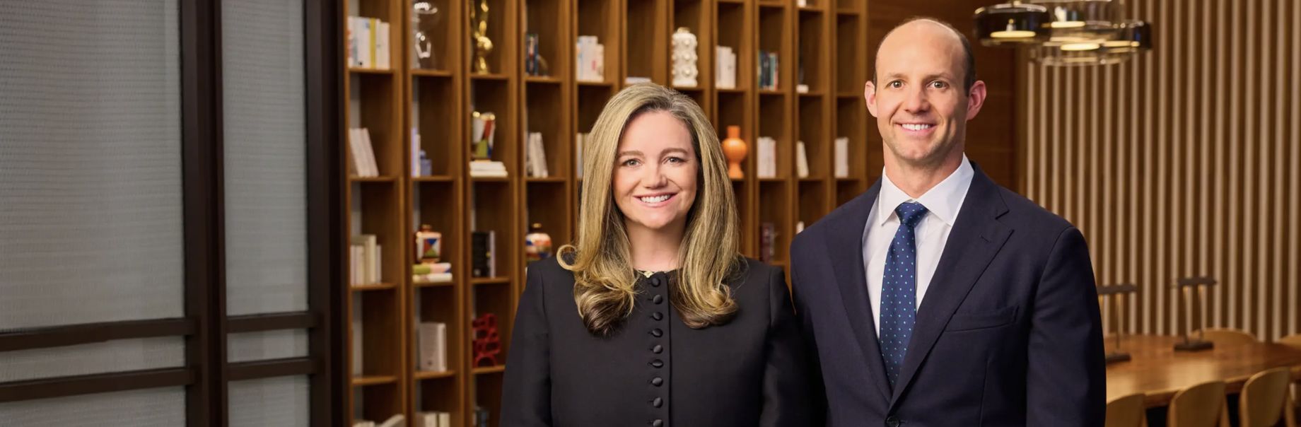 Siblings Laura Hines-Pierce and Adam Hines will share co-CEO duties at Hines effective Jan. 1.