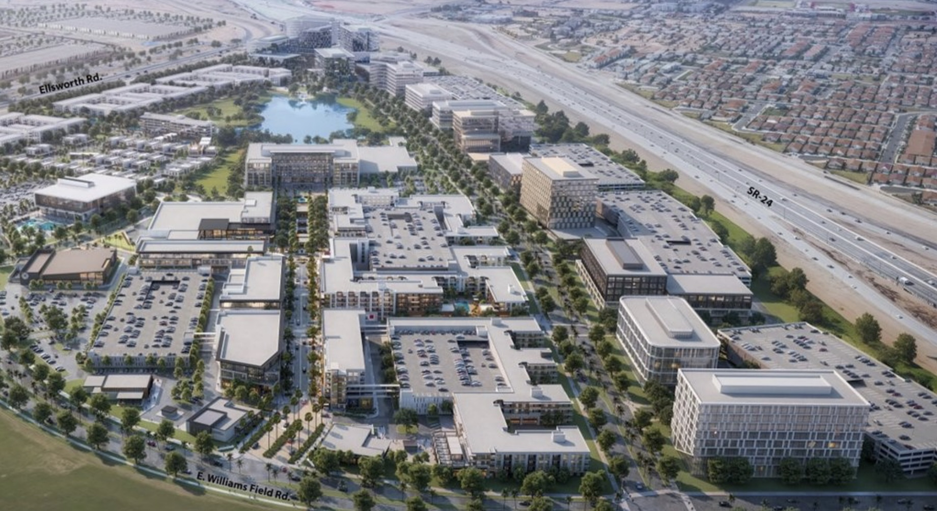 Legacy Park will encompass nearly 200 acres.