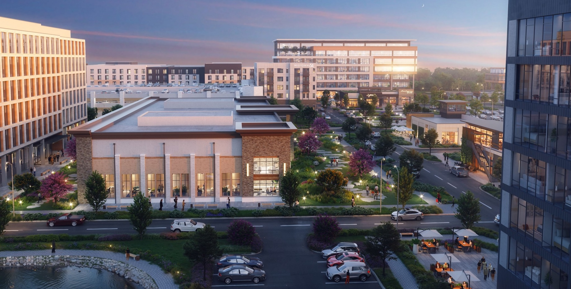 The 2 million-square-foot Midtown64 mixed-use project in Richmond, Virginia, will include 130,000 square feet of retail space