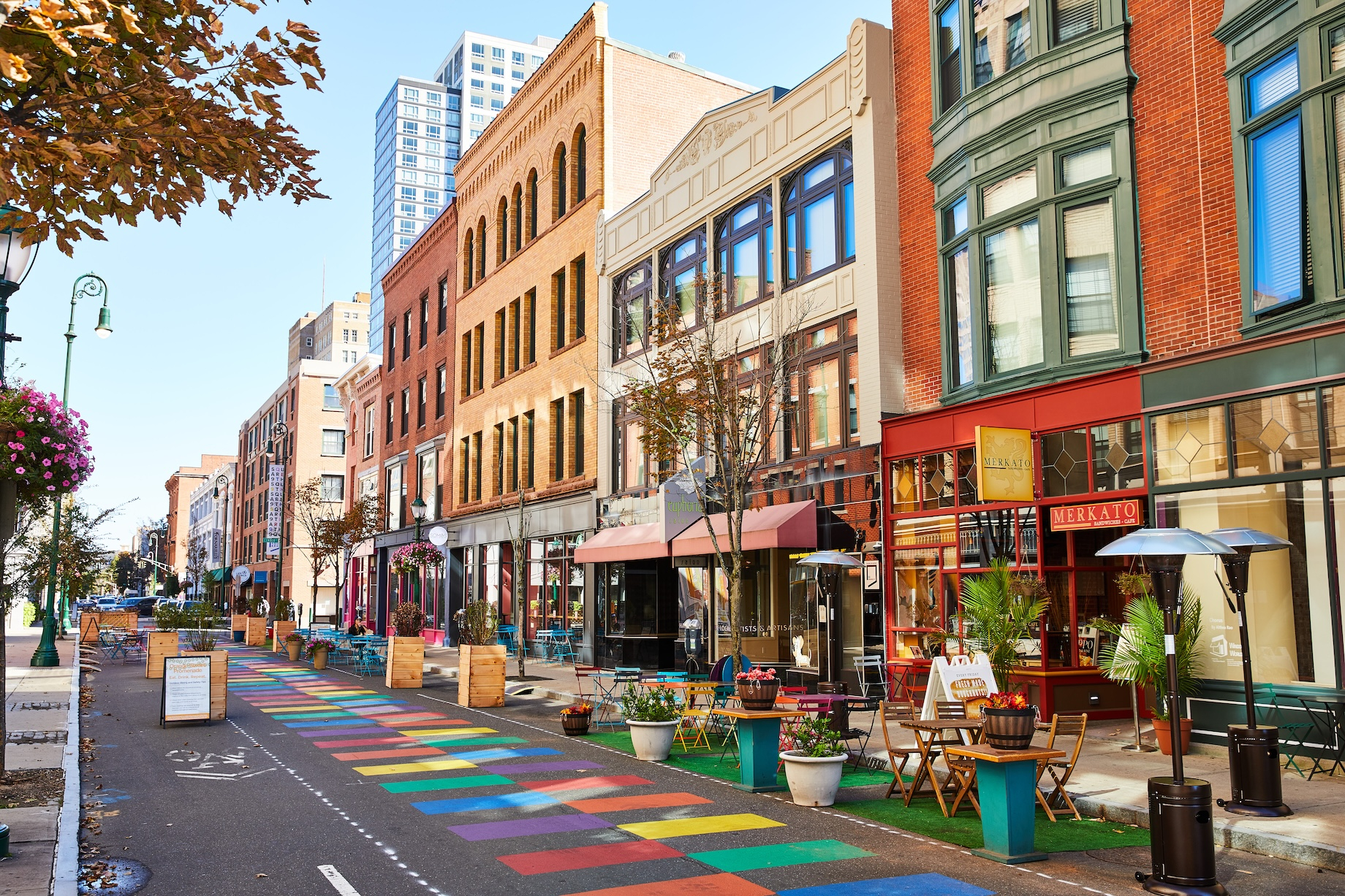 The development in the 1990s of the mixed-income Residences at Ninth Square played a key role in the revitalization of downto