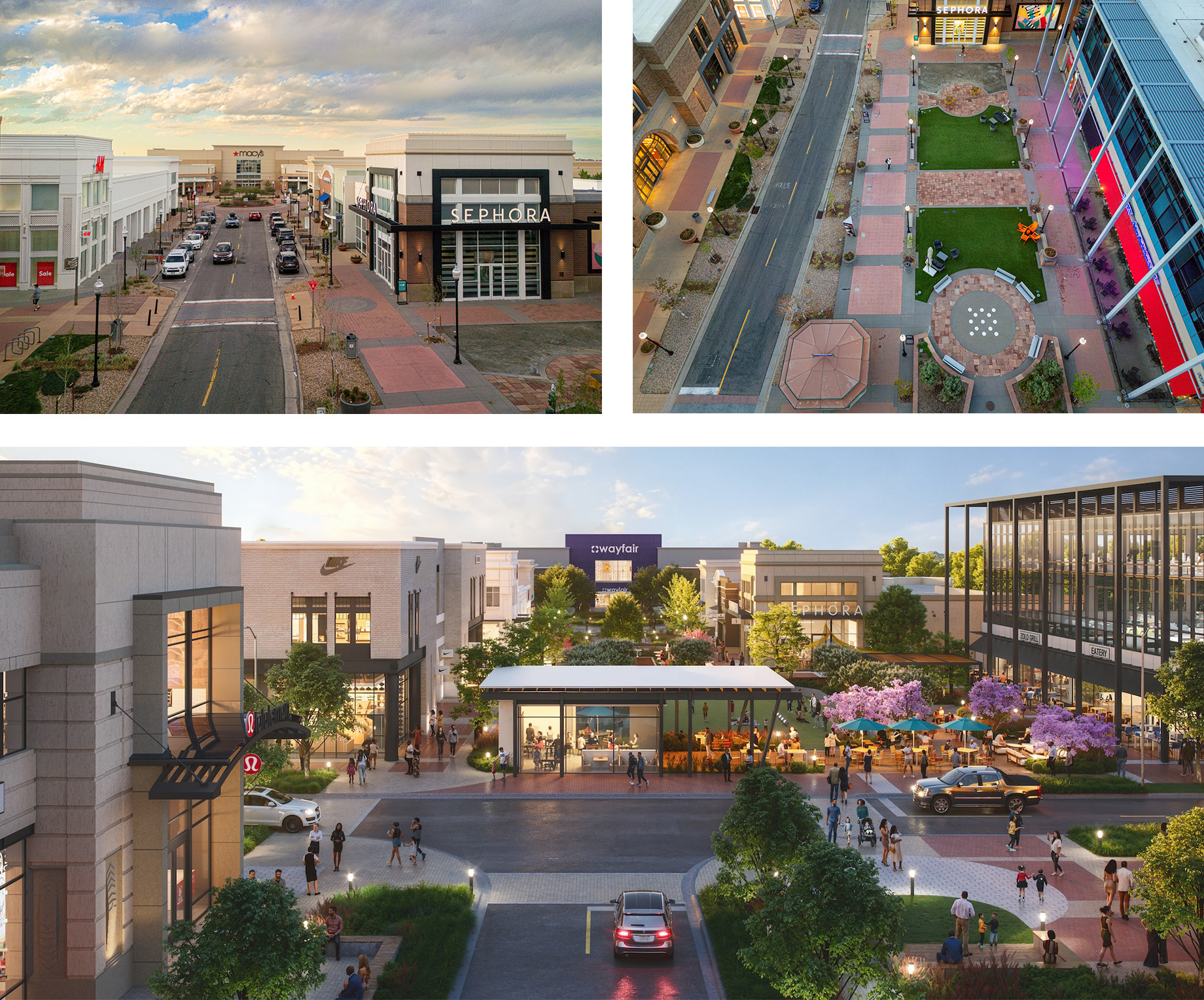 Before and after: Stockdale Capital Partners’ continued repositioning of Avenues at Northfield will recast the regional desti