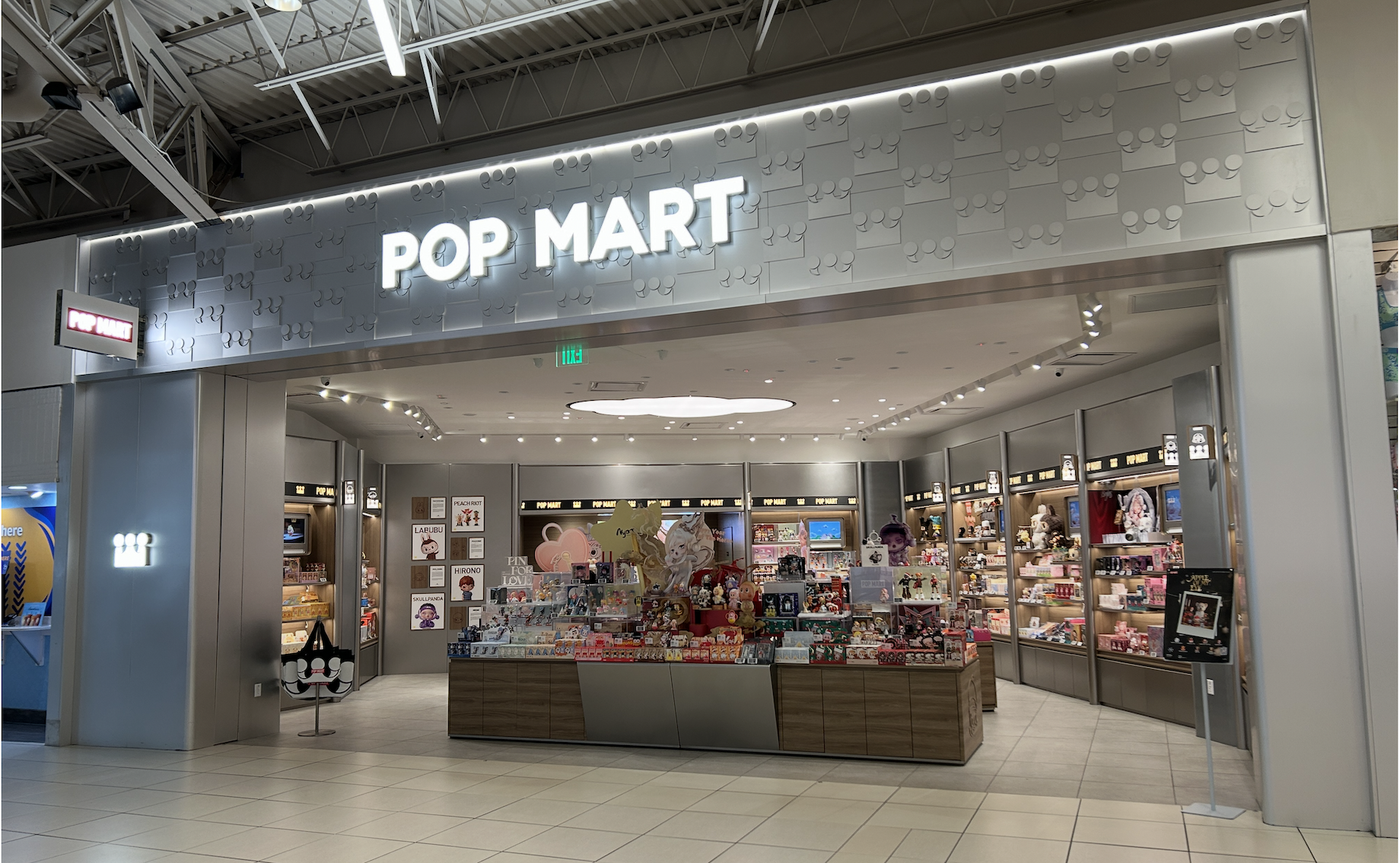 Pop Mart’s U.S. footprint includes this store at Simon’s Mills at Jersey Gardens in Elizabeth, New Jersey.