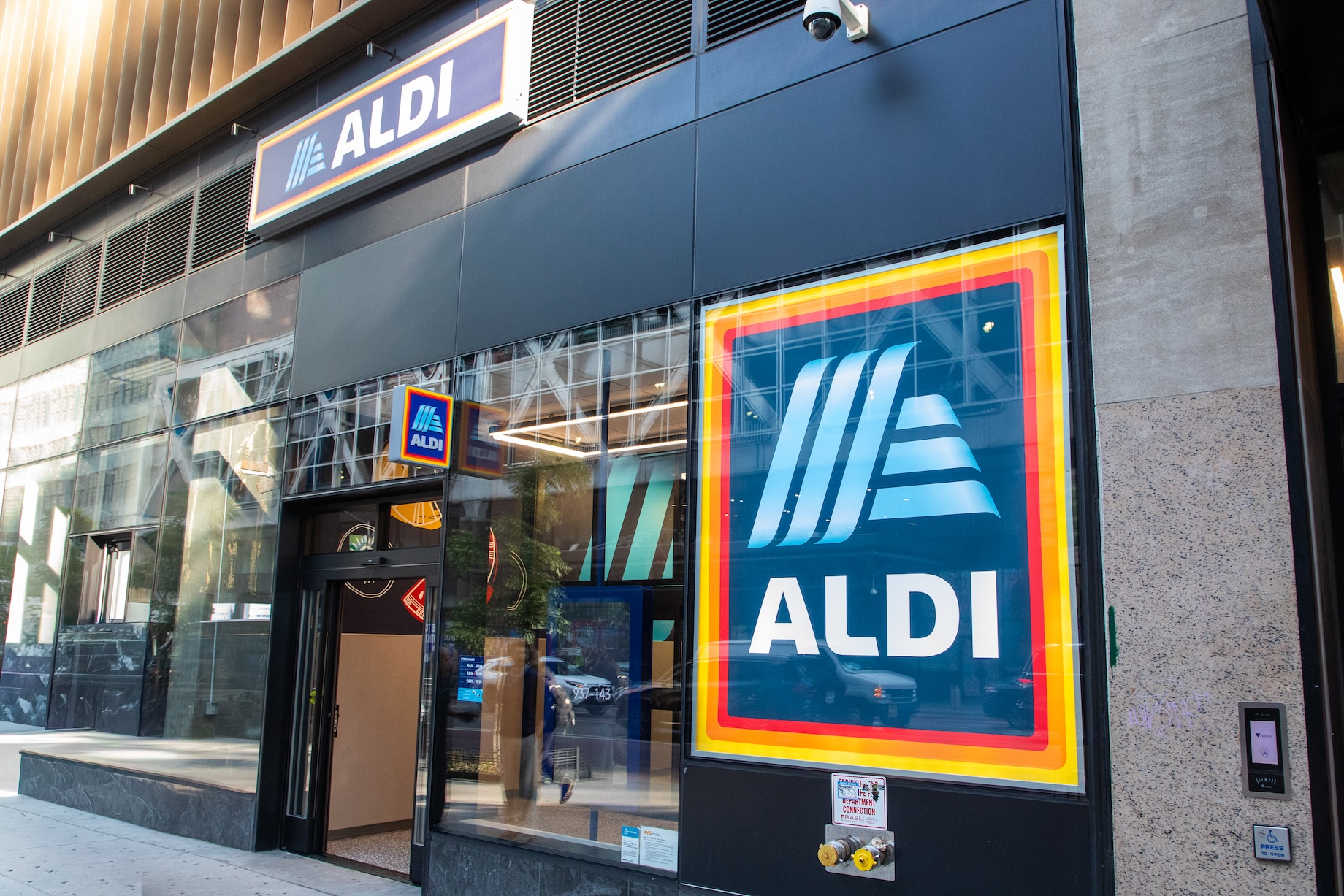 Aldi's Midtown Manhattan store, which opened in June beneath a residential building, is the chain's first below-gro