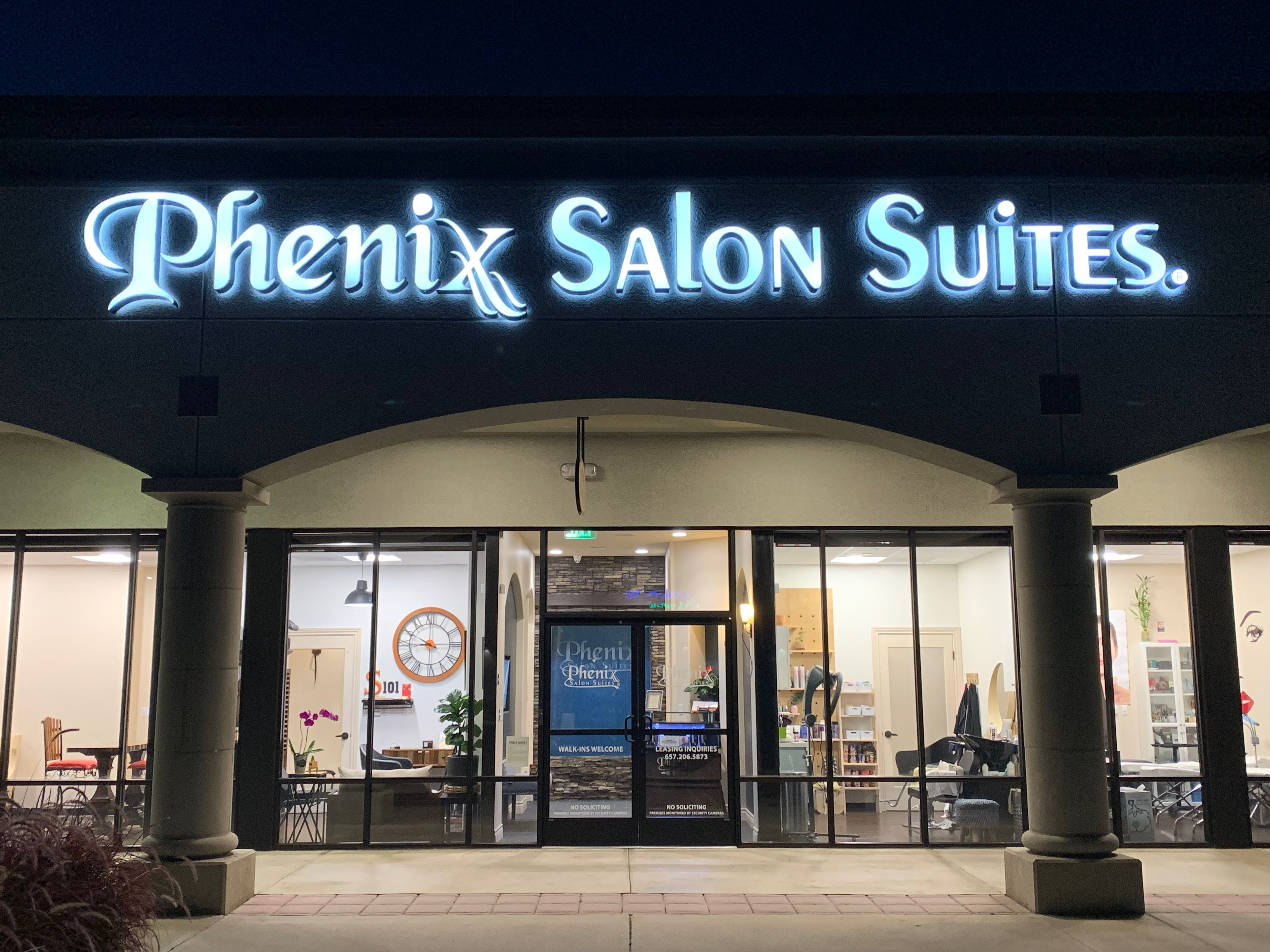 The name “Phenix” within Phenix Salon Suites is a variation of the spelling both of a genus of palms and of the mythological 