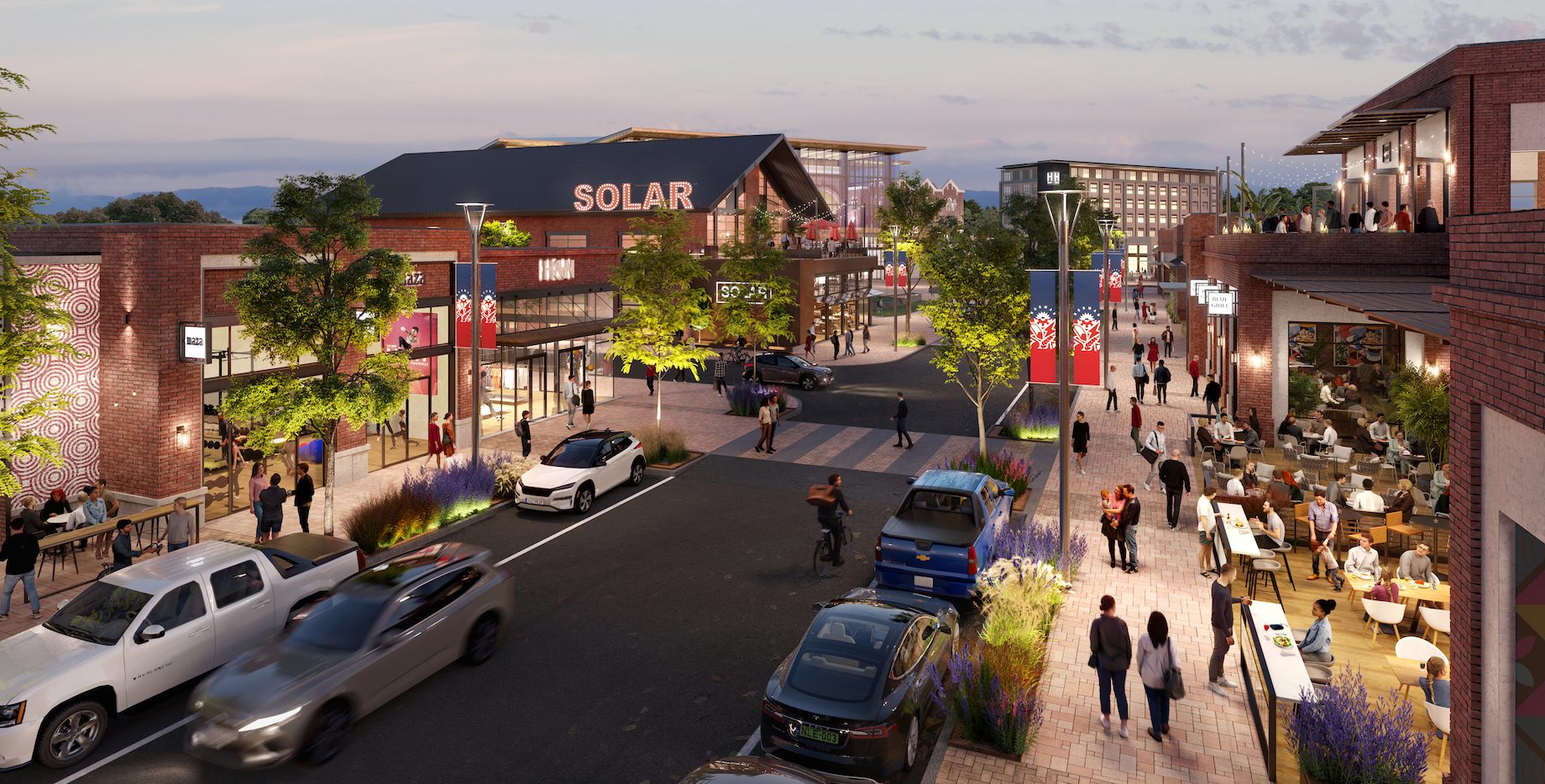The 269-acre Rock Creek Entertainment District mixed-use development will include 140,000 square feet of retail, dining and e
