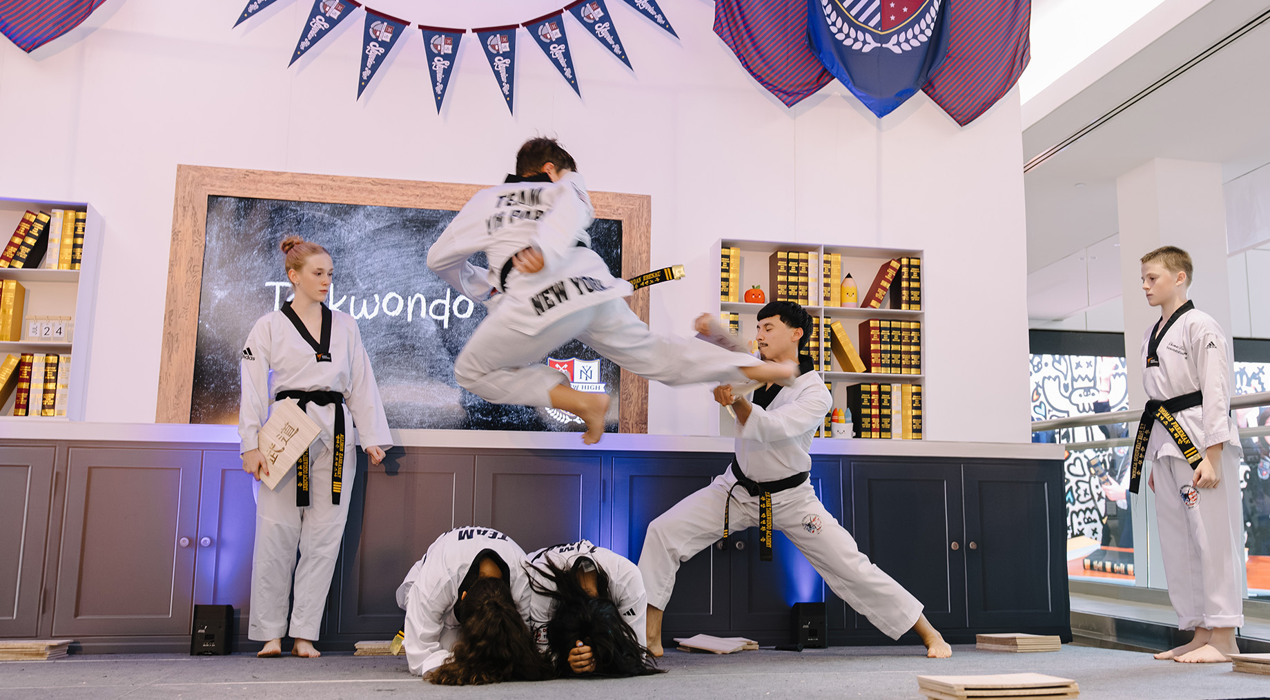 The activation’s themed “classes” explored Asian cultural traditions and contemporary interests through programming that incl