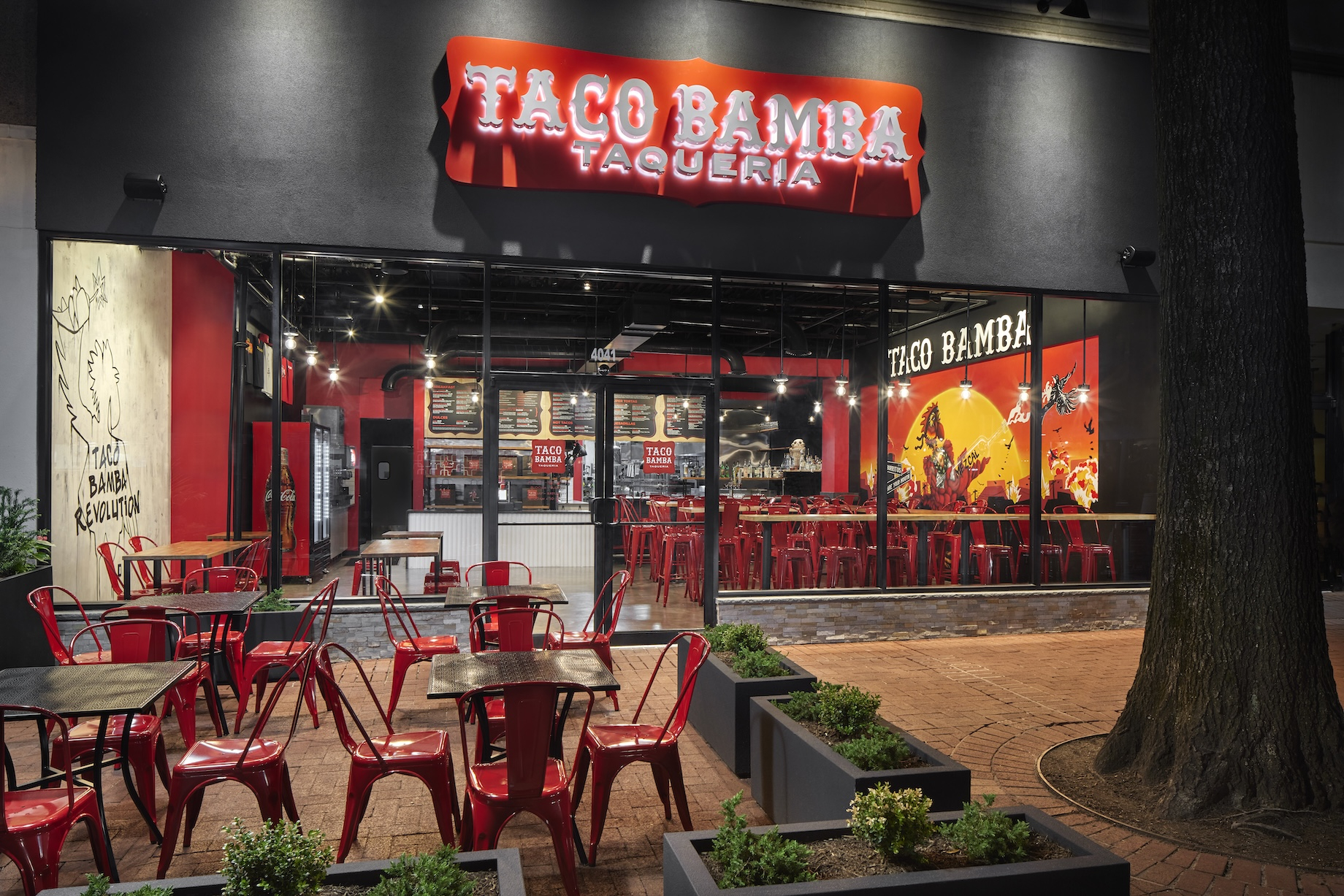 Taco Bamba allows diners to mix and match tacos, and no location’s menu is the same. Above and at top is the Shirlington, Vir