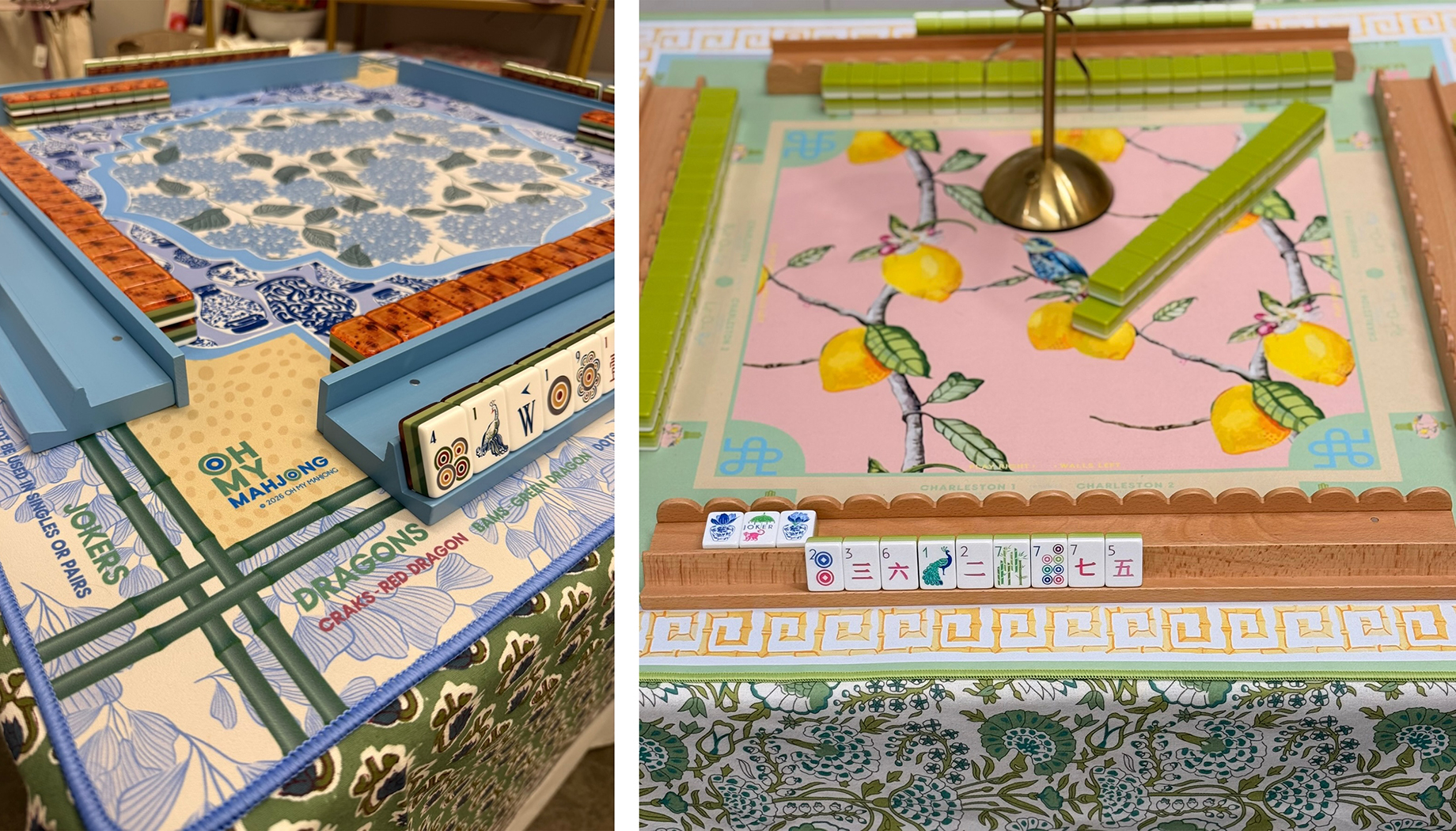 Modern mahjong sets have become a high-performing category for Collierville, Tennessee’s Truffle Pig boutique, which also off