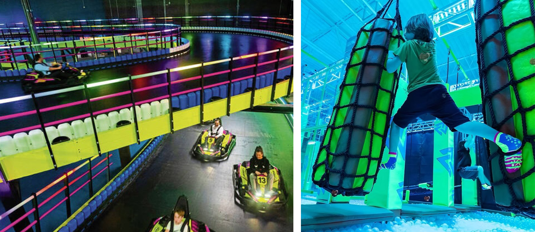 Urban Air curates a diverse mix of activities at each location to fit the local demographics.