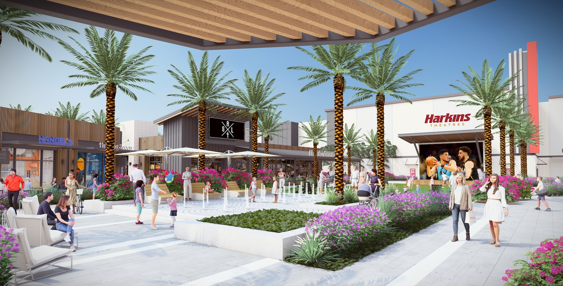 Verrado Marketplace — a 500,000 square-foot, Target-anchored center in the Phoenix suburb of Buckeye, opened in May and expec