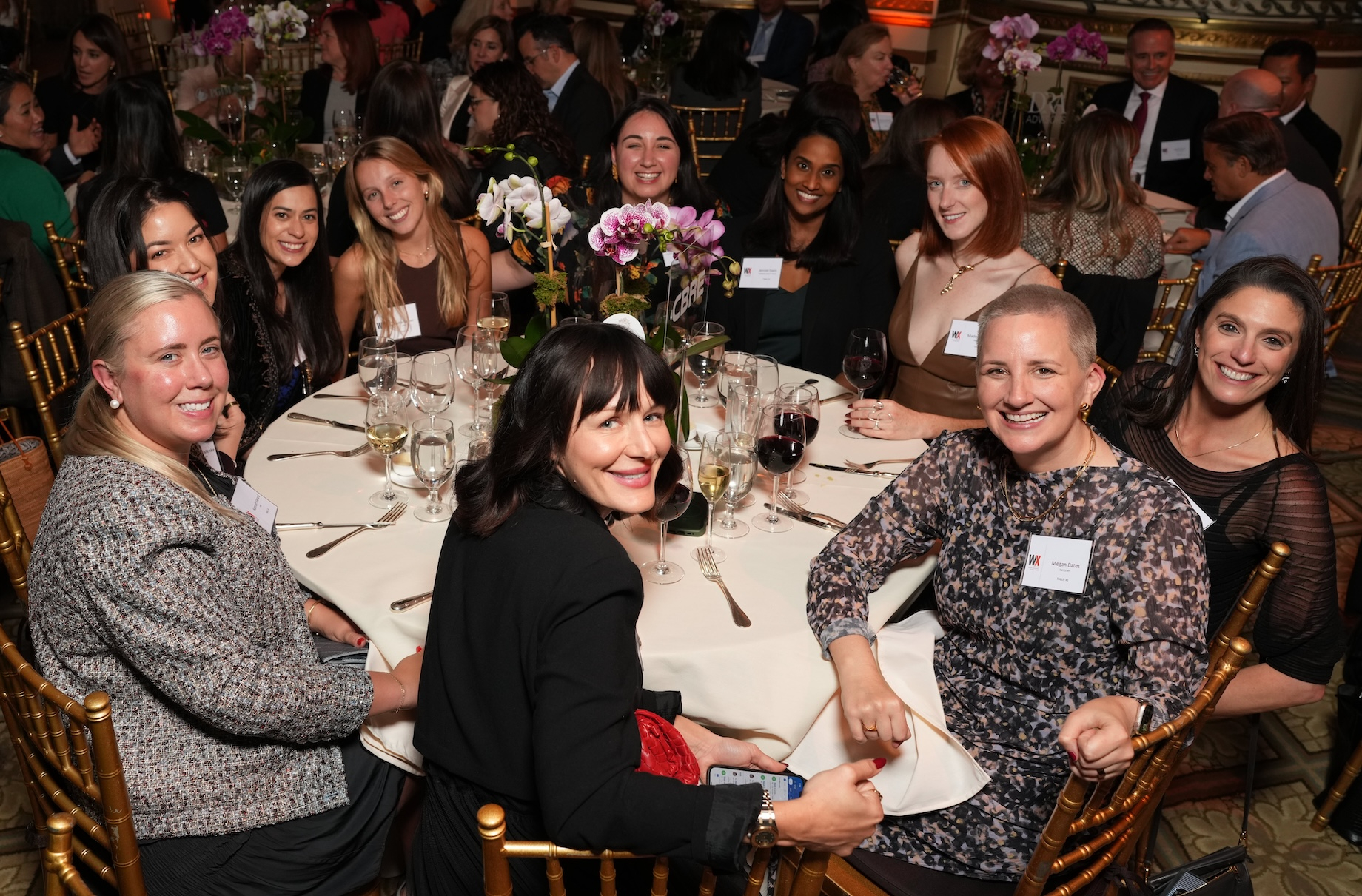 Grissom, center, attended the WX 2025 Woman of the Year Gala at The Plaza in New York in October. The annual WX New York Wome