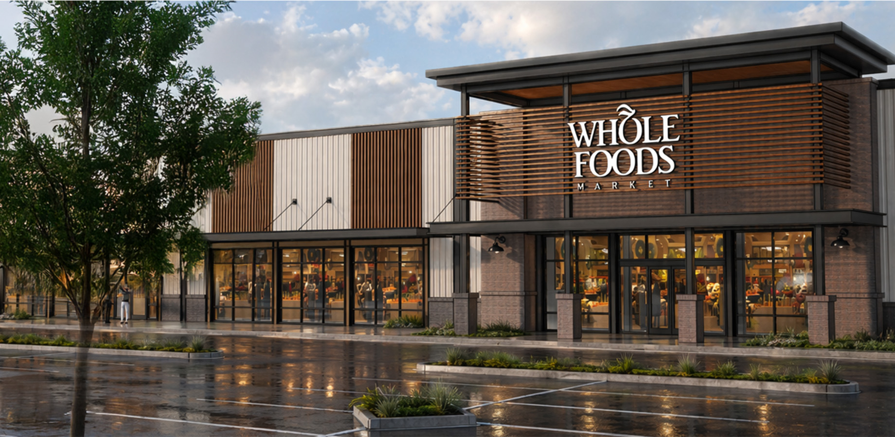 Regency Centers is developing a Whole Foods-anchored shopping center in Redlands, California.