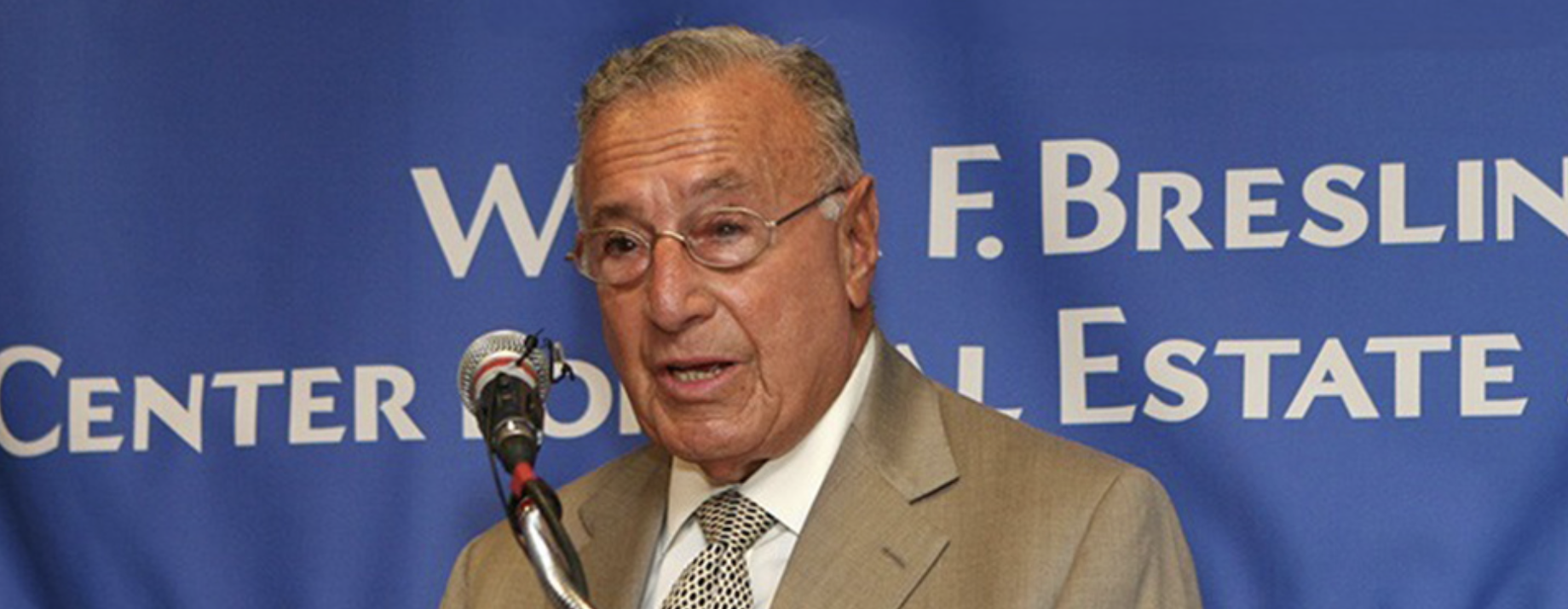 Wilburn Breslin, who passed away on April 1, was an early developer of strip centers.