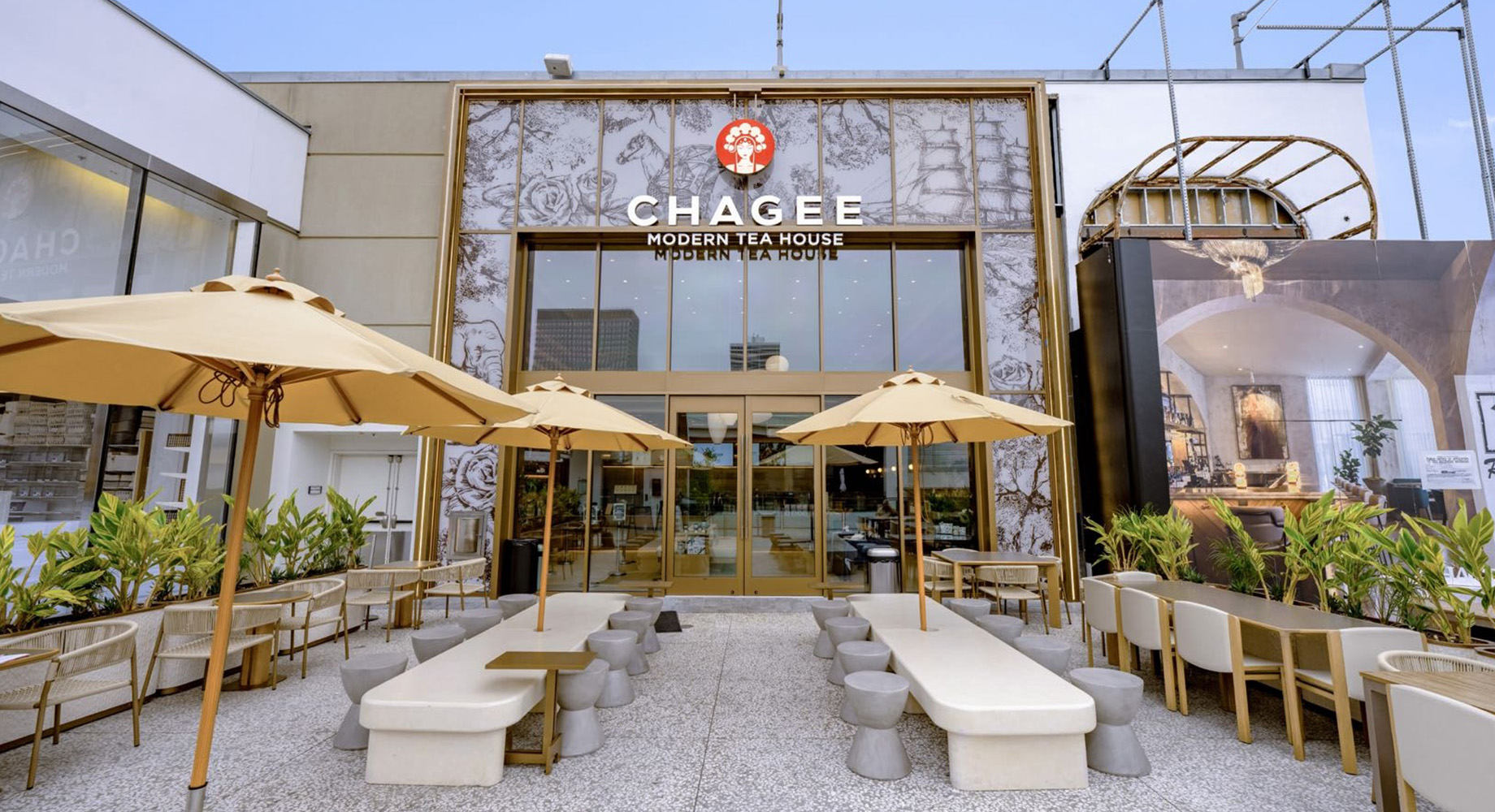 Chagee frames tea drinking as a shared experience, and its format prioritizes gathering over quick customer turnover. Chagee’