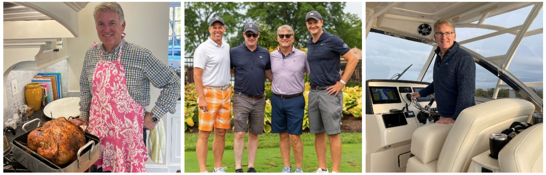 Taylor’s favorite holiday was Thanksgiving; golfing with Brixmor’s Bill Brown, Mark Horgan and Brian Finnegan; and he loved b