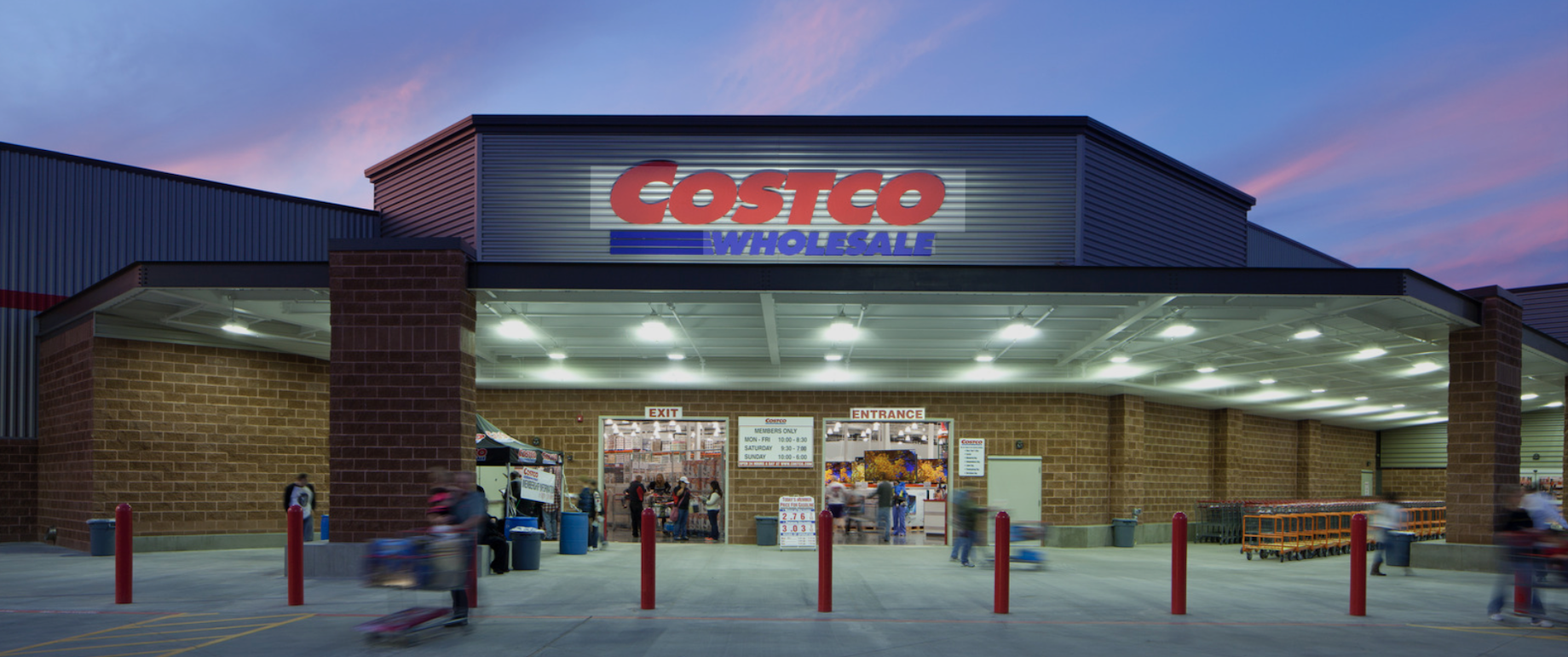 Costco operates nearly 640 warehouse stores in the U.S.