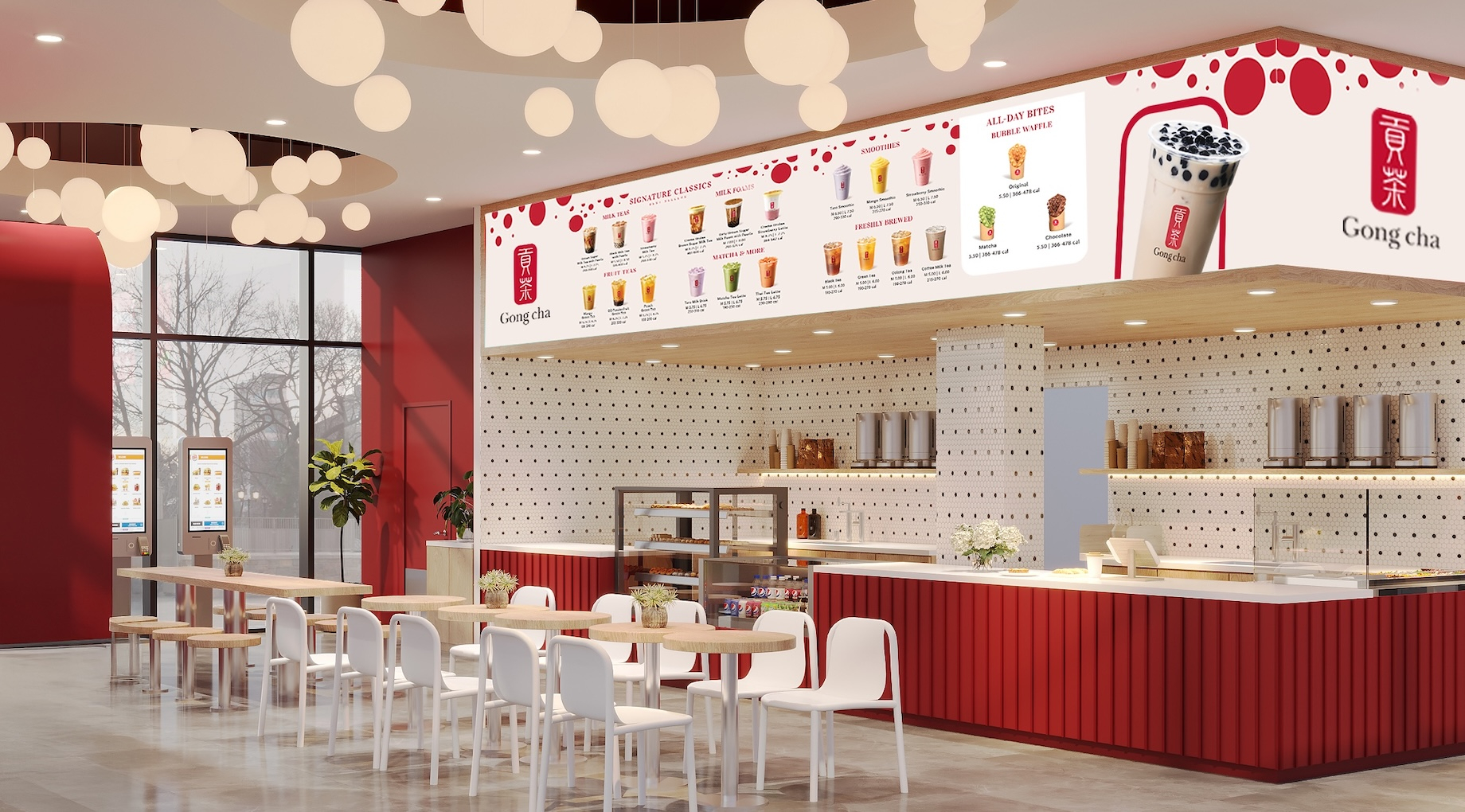The Gong Cha bubble tea chain, which recently revealed its 2.0 store design, is targeting a 1,000-store footprint in the U.S.