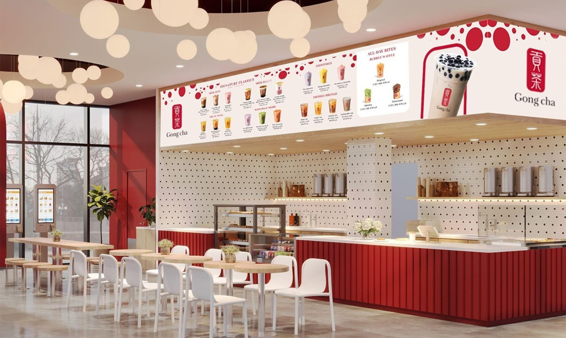 Gong Cha’s new 2.0 store design