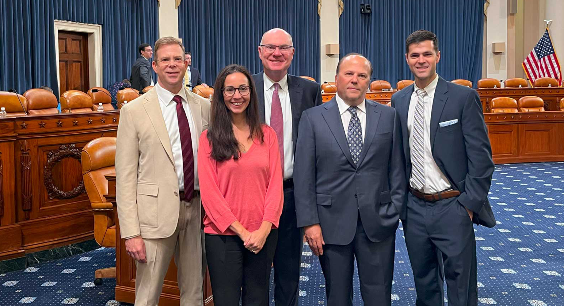 ICSC’s Phillips Hinch, Capital Square’s Natalie Mason, ICSC’s Tom McGee, LLD Enterprises’ David Dworkin and Stirling’s Jared 