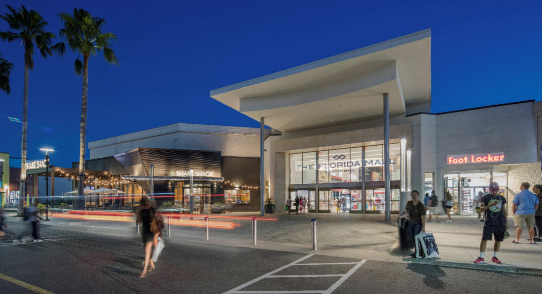 The Florida Mall spans 1.8 million square feet.