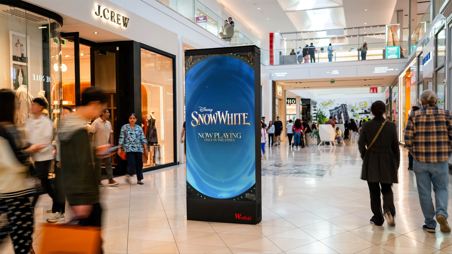 Westfield Rise’s Immersive Experiential Display Network in action