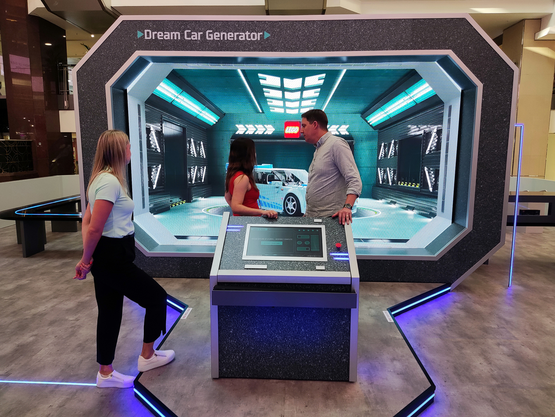 LEGO Your Dream Car Generated, Sandton City Shopping Centre in Johannesburg