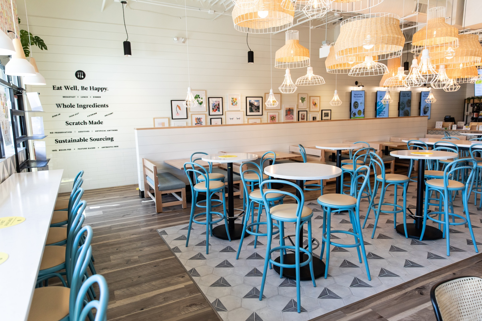 The Colorado Springs, Colorado location has the chain’s first drive-thru and accommodates 84 dine-in customers.