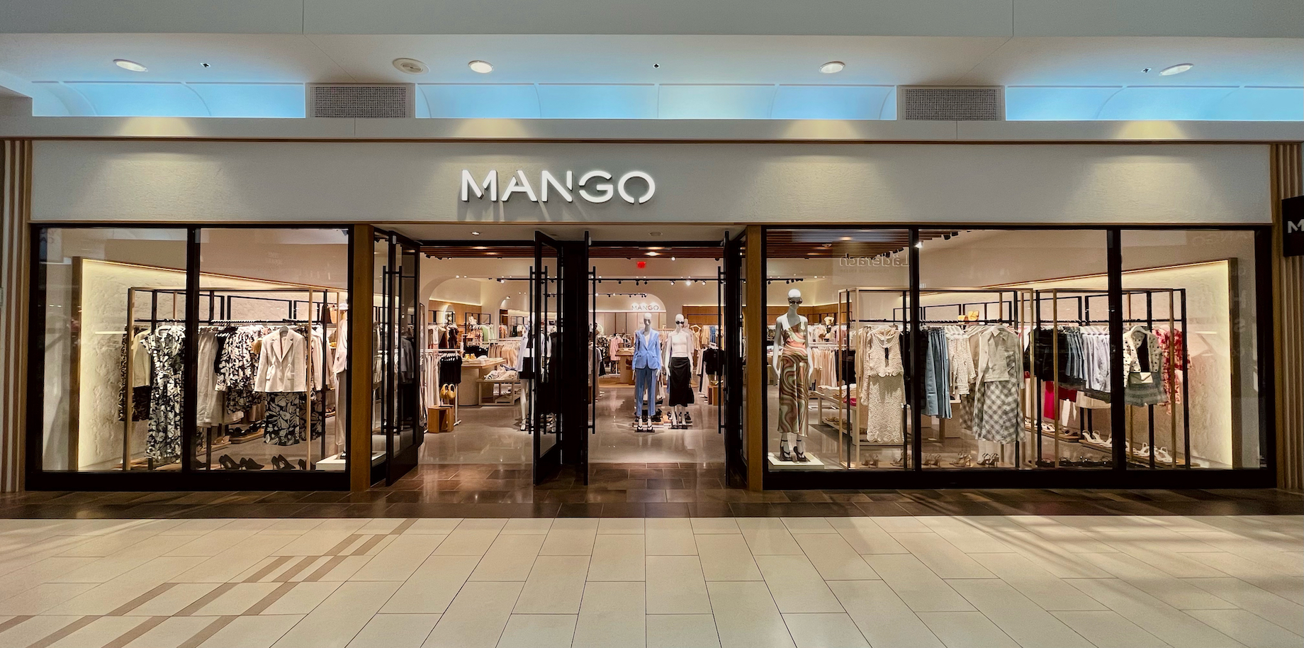 Mango opened in Boston’s Natick Mall in April.