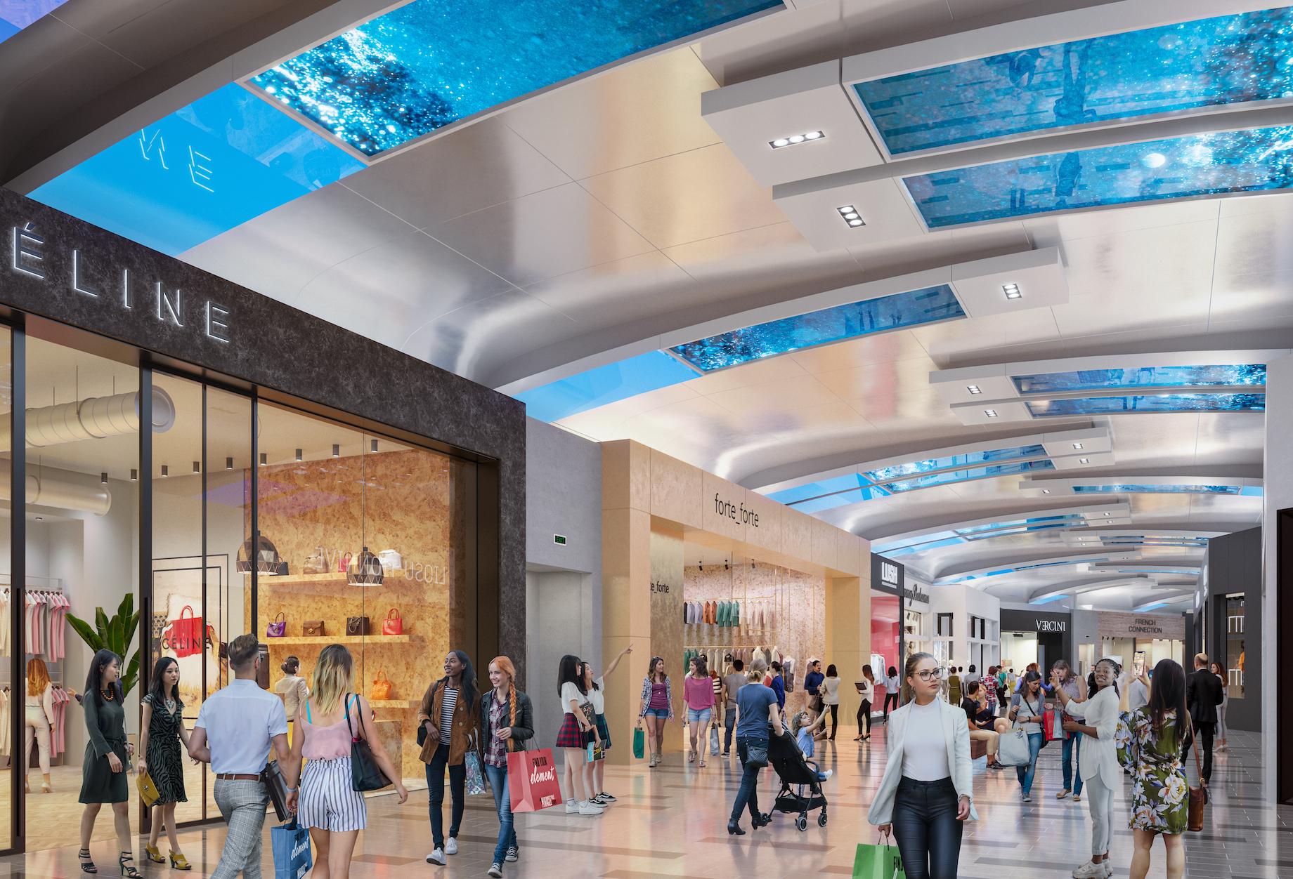 Miracle Mile Shops’ north entrance