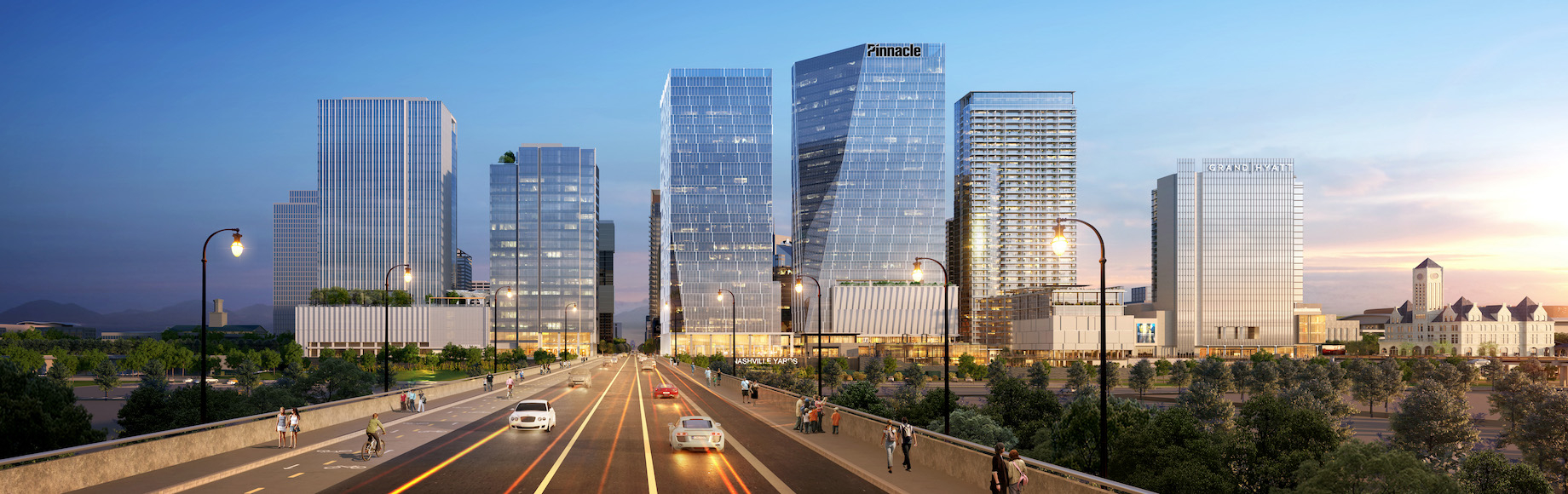 Nashville Yards. Rendering courtesy of Gresham Smith/Southwest Value Partners