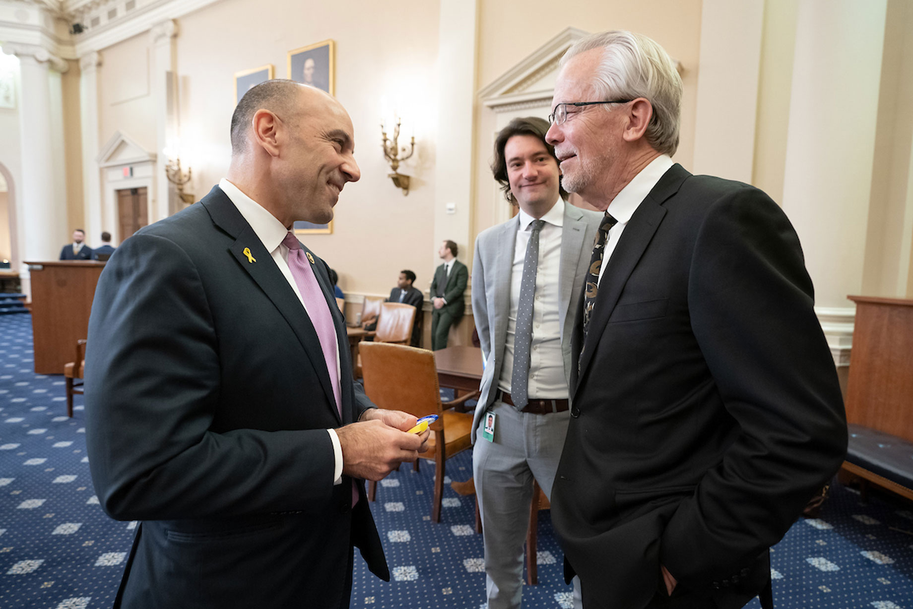 Rep. Jimmy Panetta (D-CA-19) and Douglas Wiele (Foothill Partners).