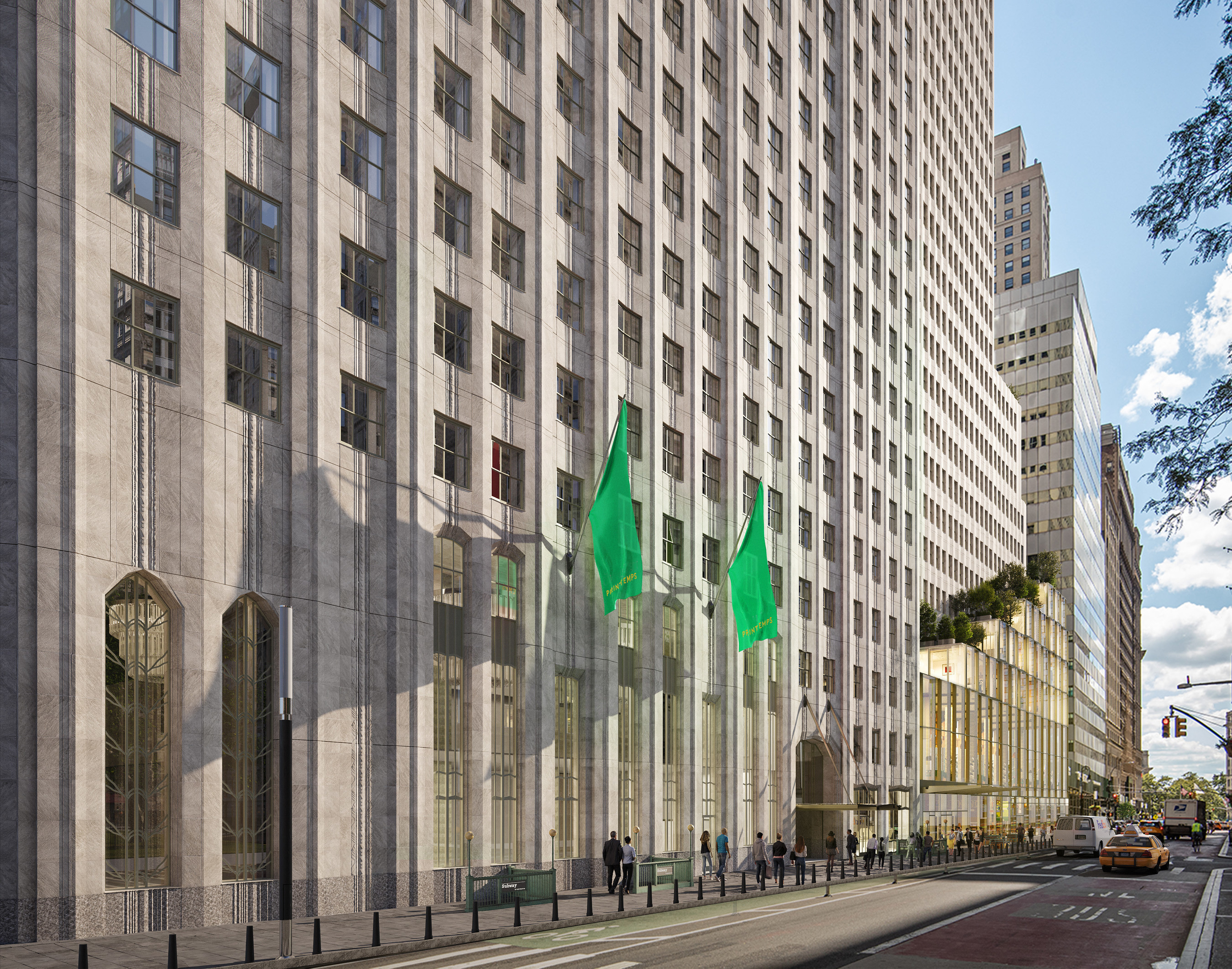 One Wall Street in New York City, the future home of Printemps’ first U.S. store