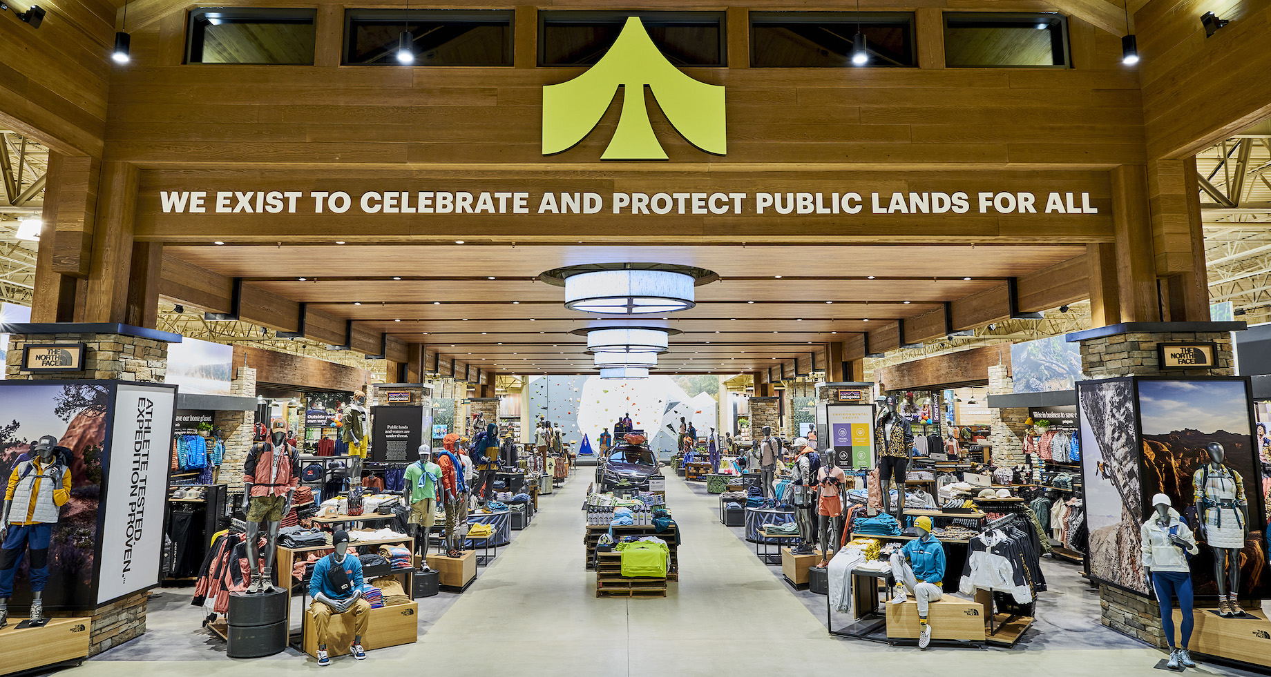 Dick’s Sporting Goods opened the first Public Lands store, also pictured at top, in Pittsburgh in September.